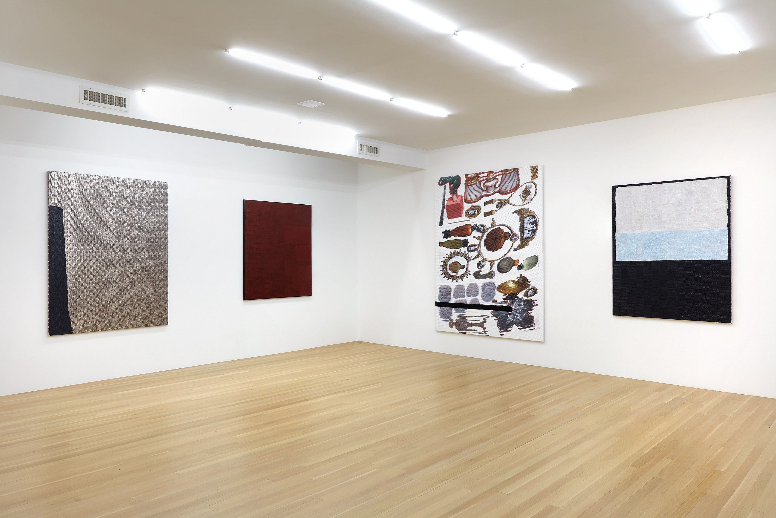 Sergej Jensen, Fabric Paintings at Galerie Buchholz, Berlin, photo 12