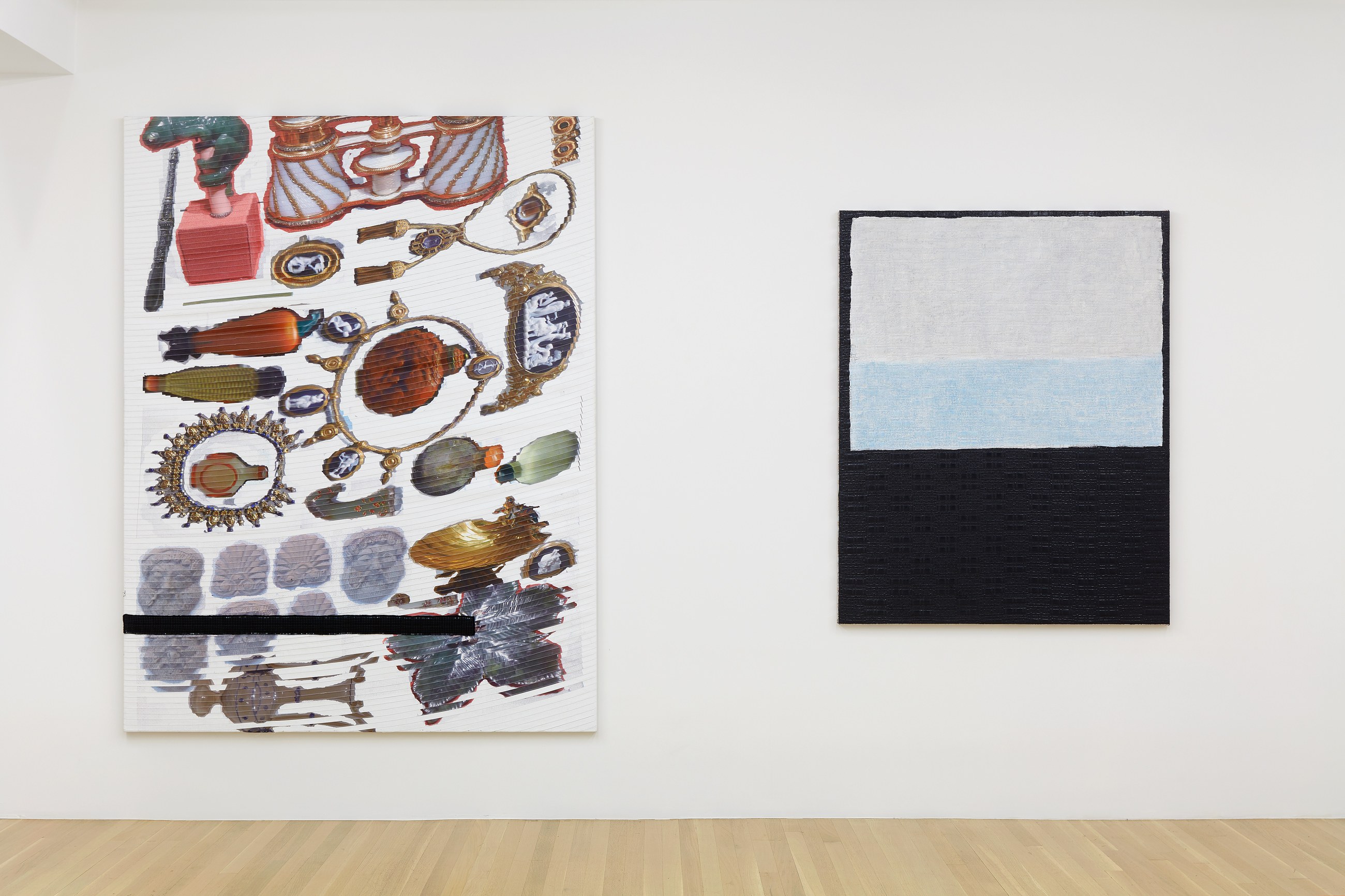 Sergej Jensen, Fabric Paintings at Galerie Buchholz, Berlin, photo 13