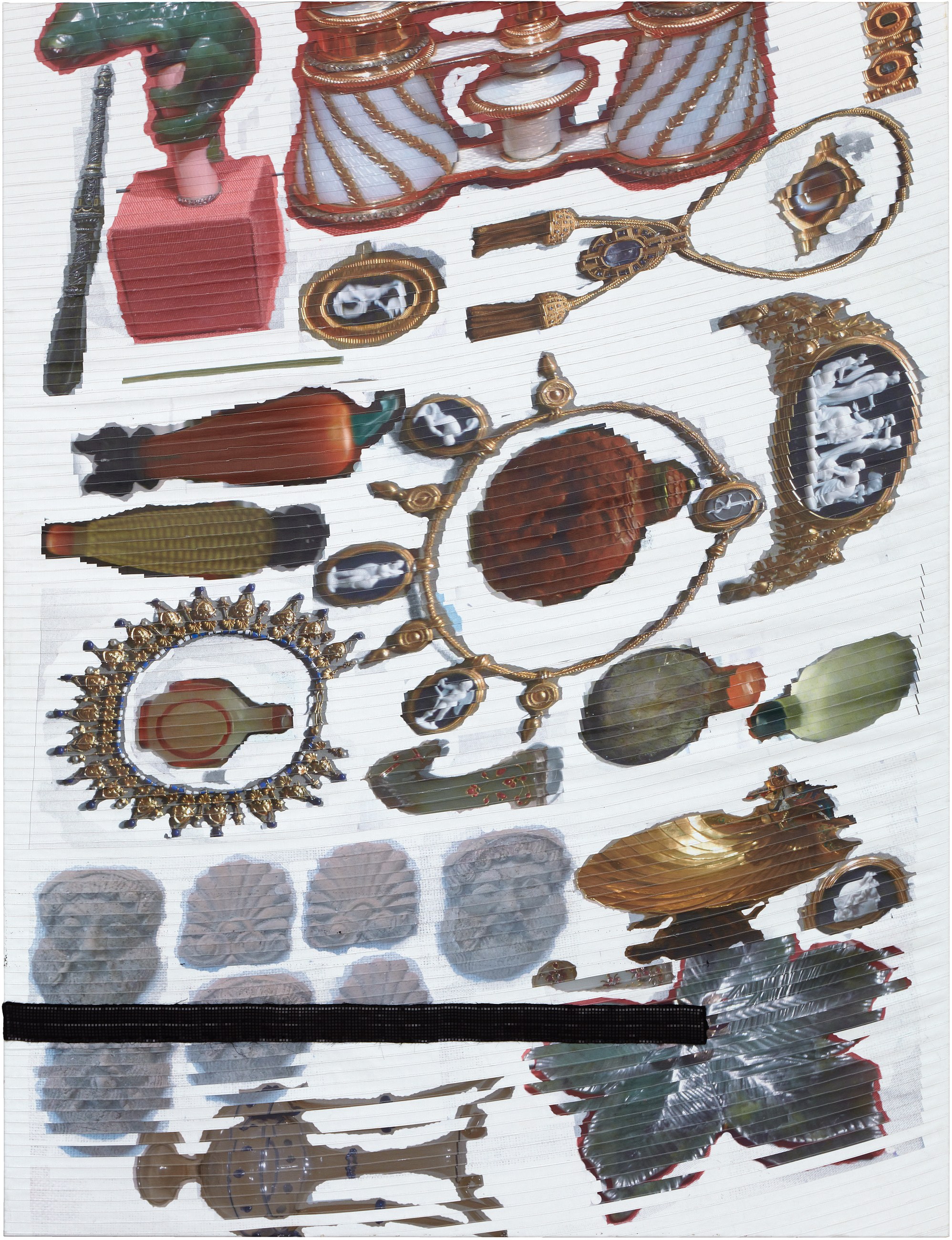 Sergej Jensen, Fabric Paintings at Galerie Buchholz, Berlin, photo 15