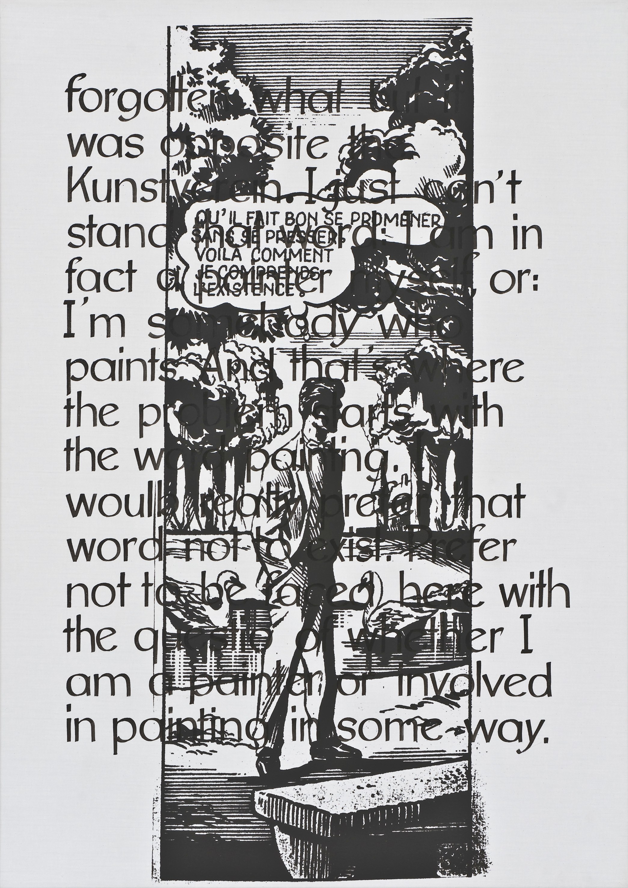 Michael Krebber, London Condom at Studio M, photo 11