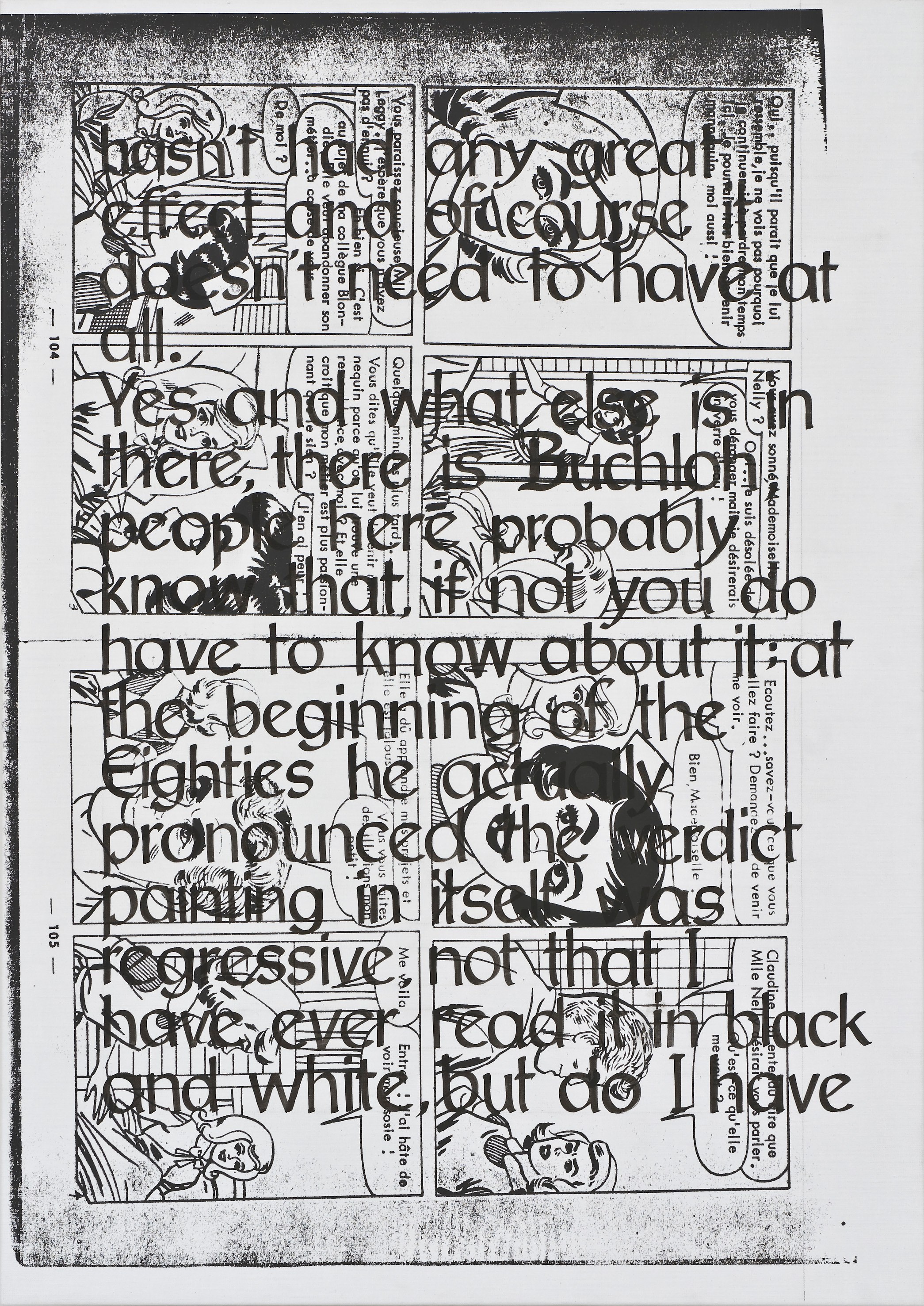 Michael Krebber, London Condom at Studio M, photo 23