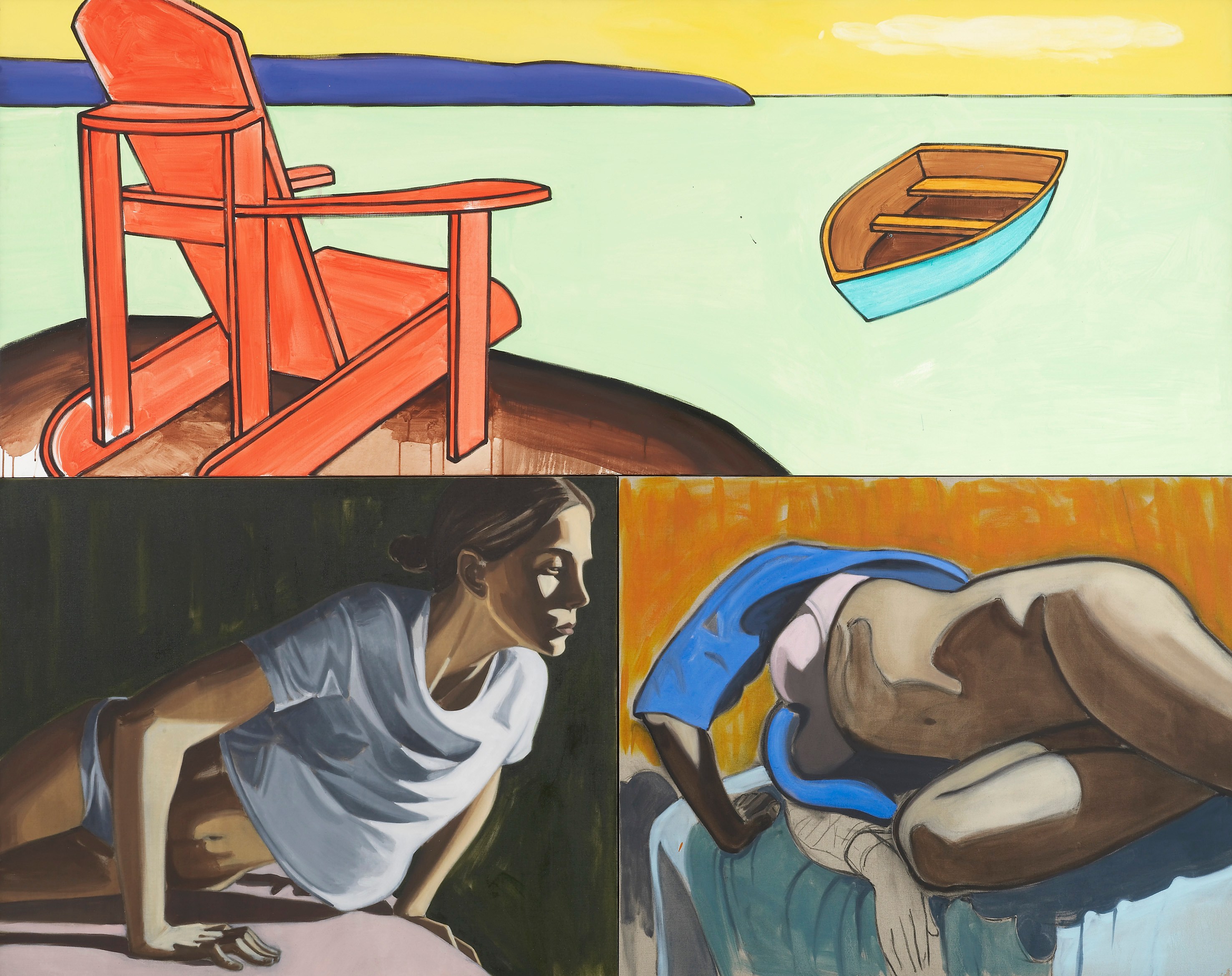 David Salle, Untitled at Studio M, photo 9