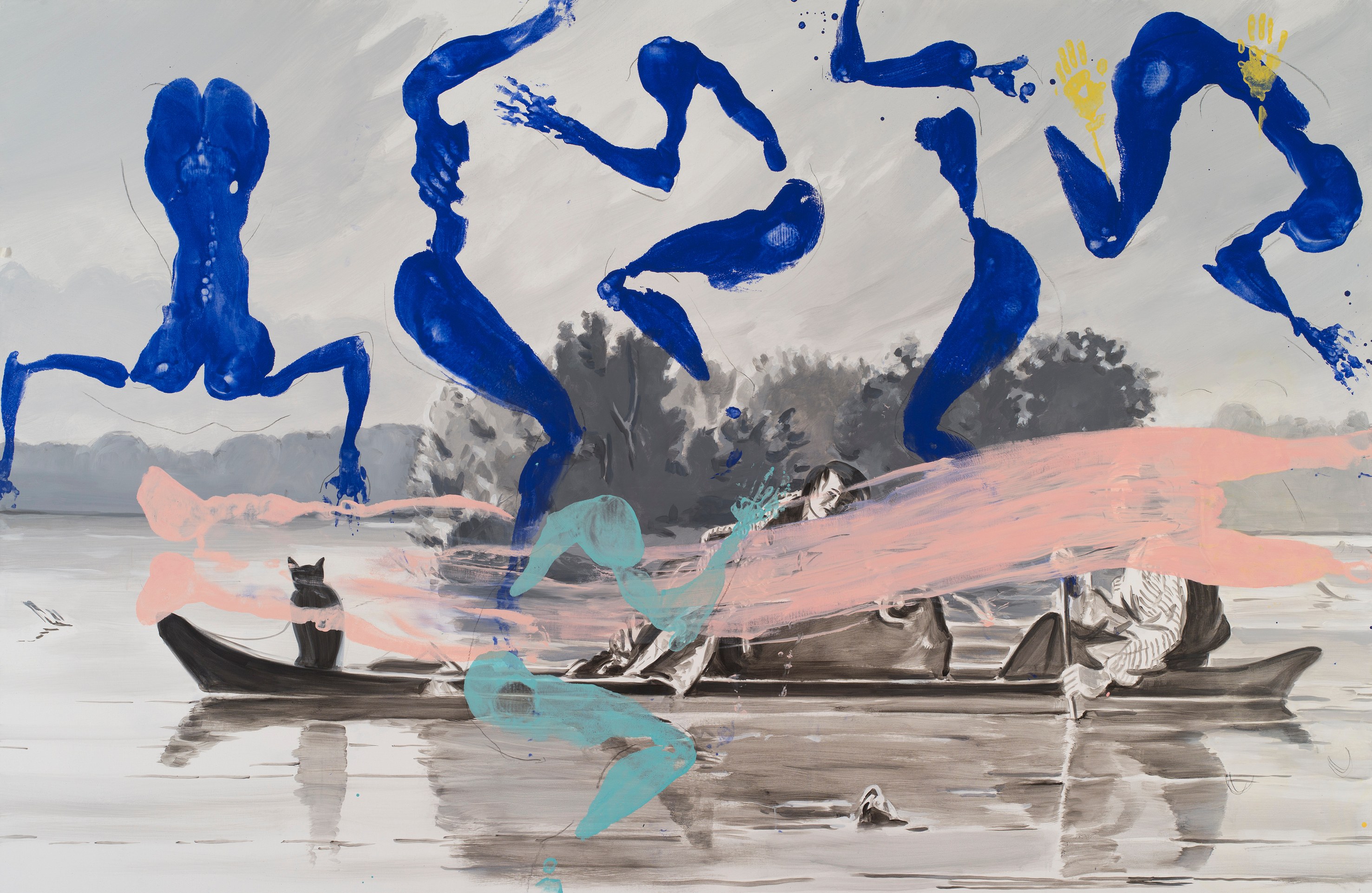 David Salle, Untitled at Studio M, photo 6