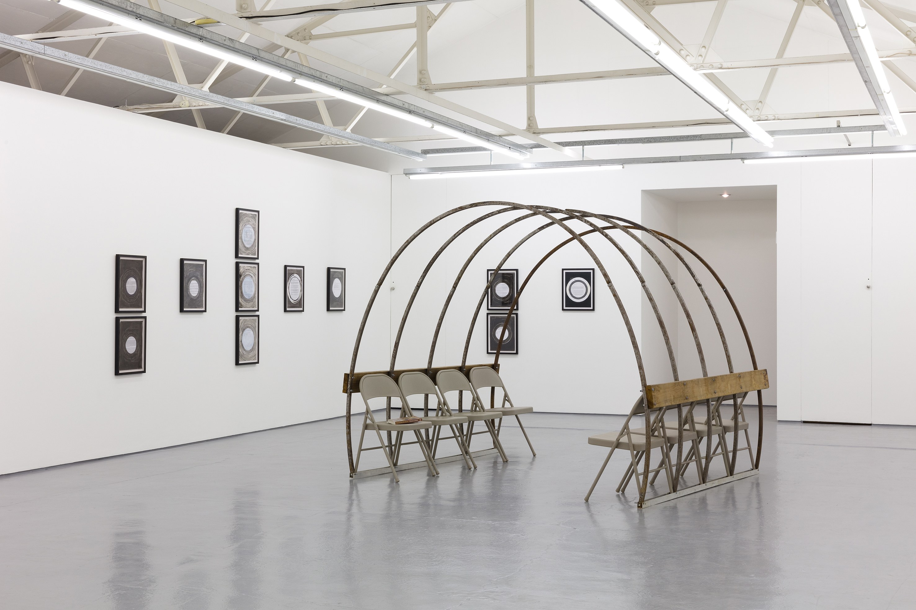 Oscar Tuazon, Fire at Studio M, photo 18