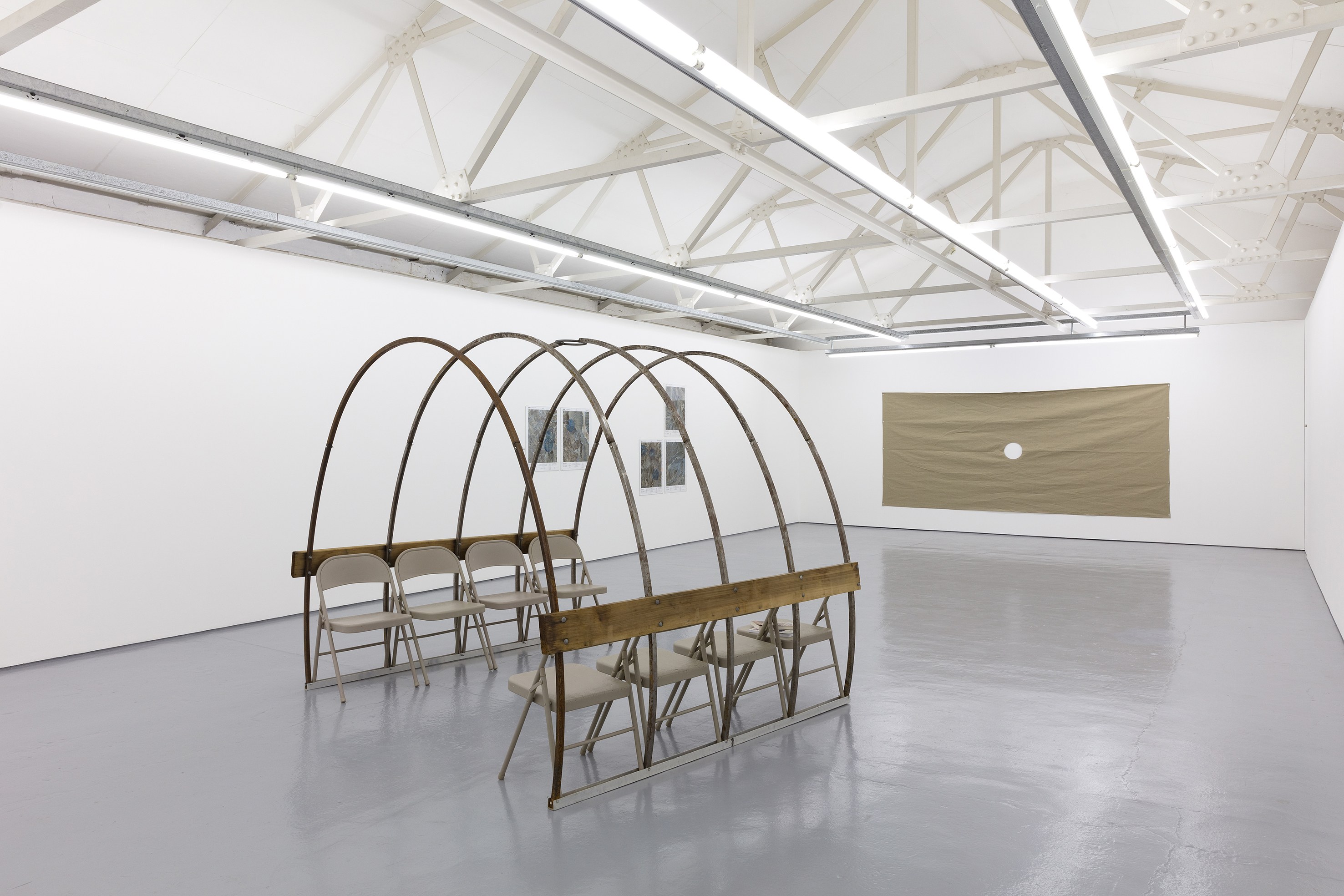 Oscar Tuazon, Fire at Studio M, photo 12