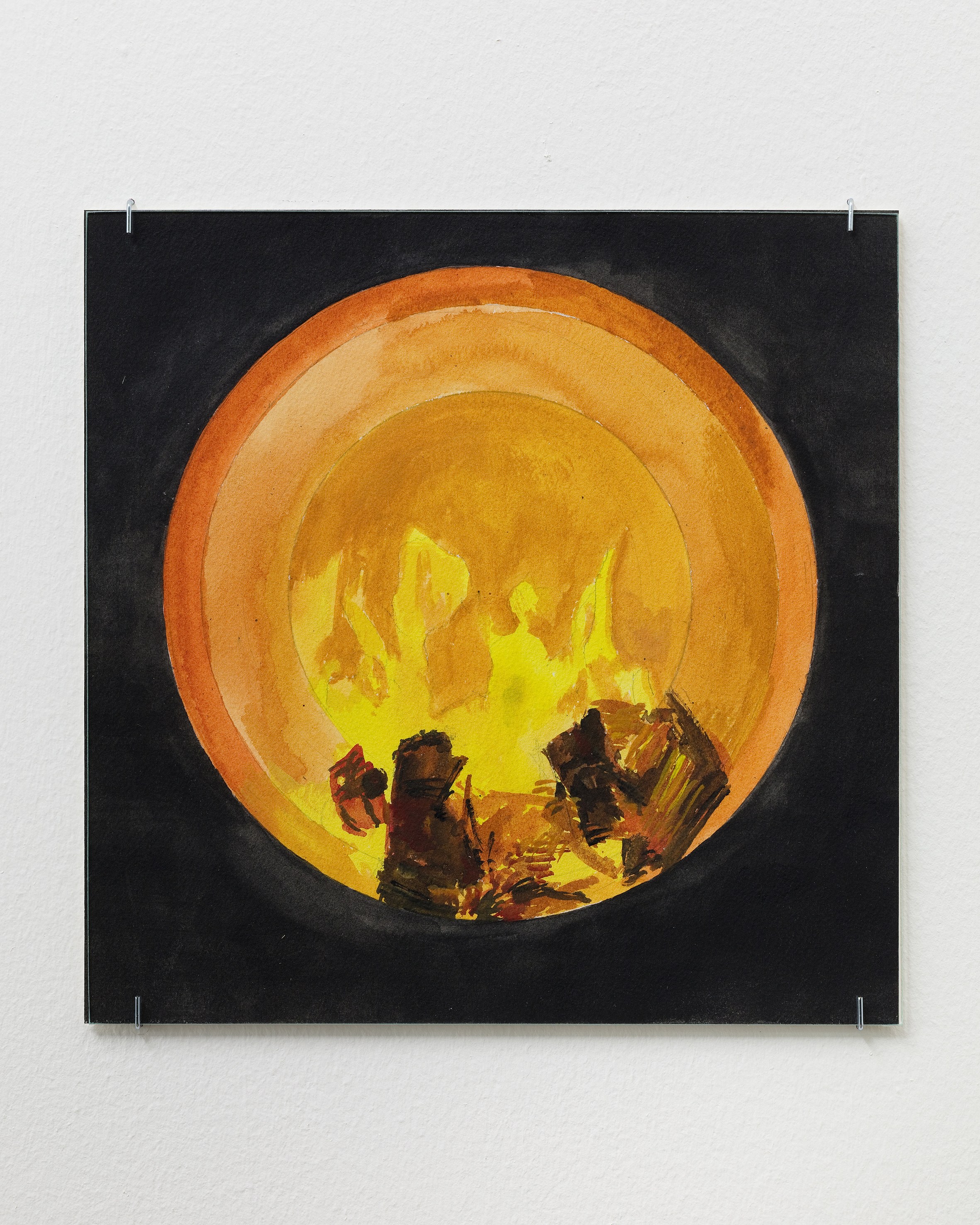 Oscar Tuazon, Fire at Studio M, photo 2