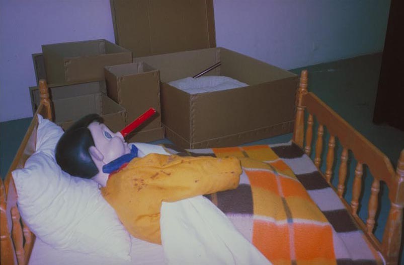 Paul McCarthy, Pinocchio Pipenose Householdilemma at Air de Paris, photo 9