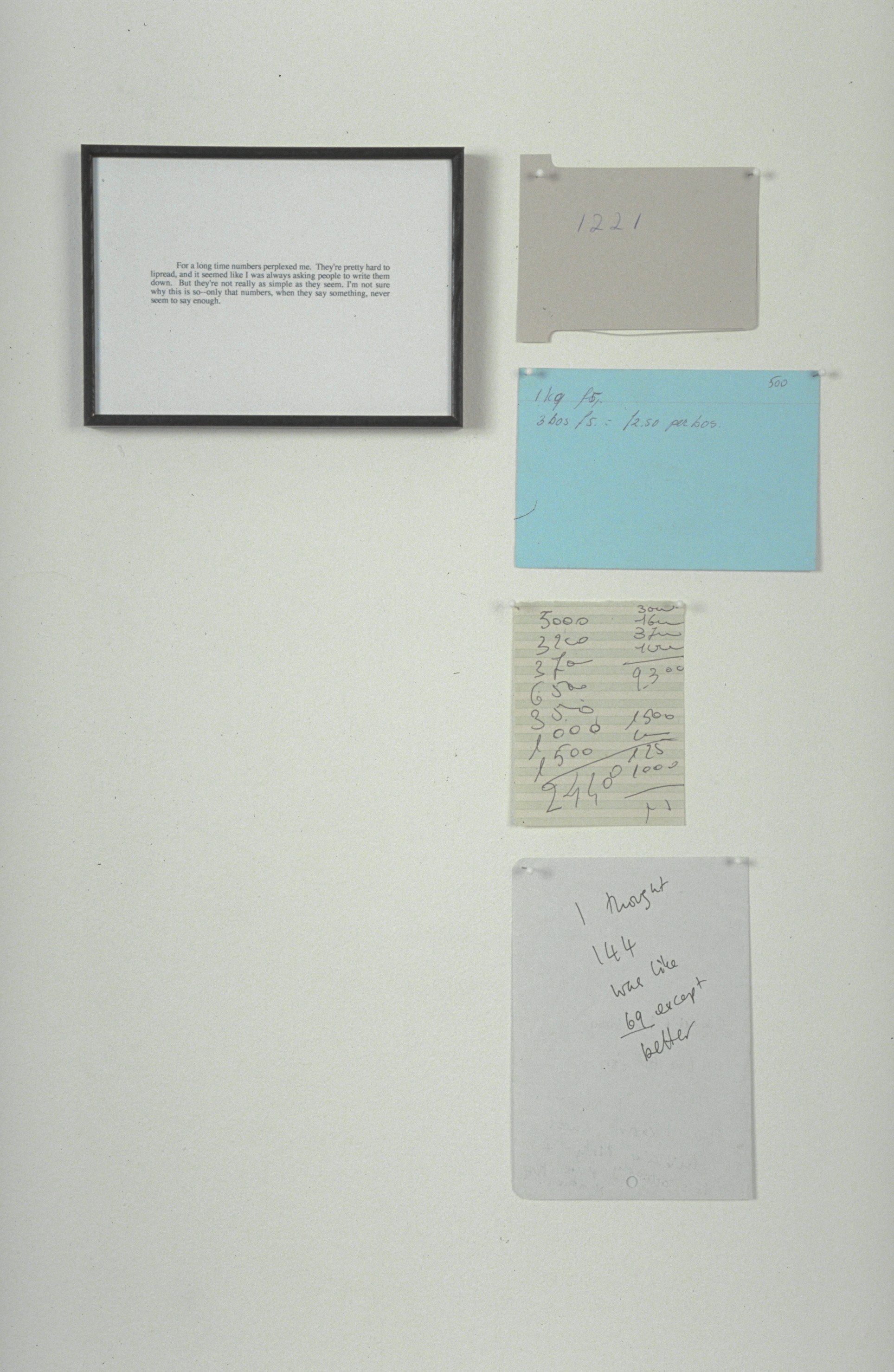 Joseph Grigely, You at Air de Paris, photo 6