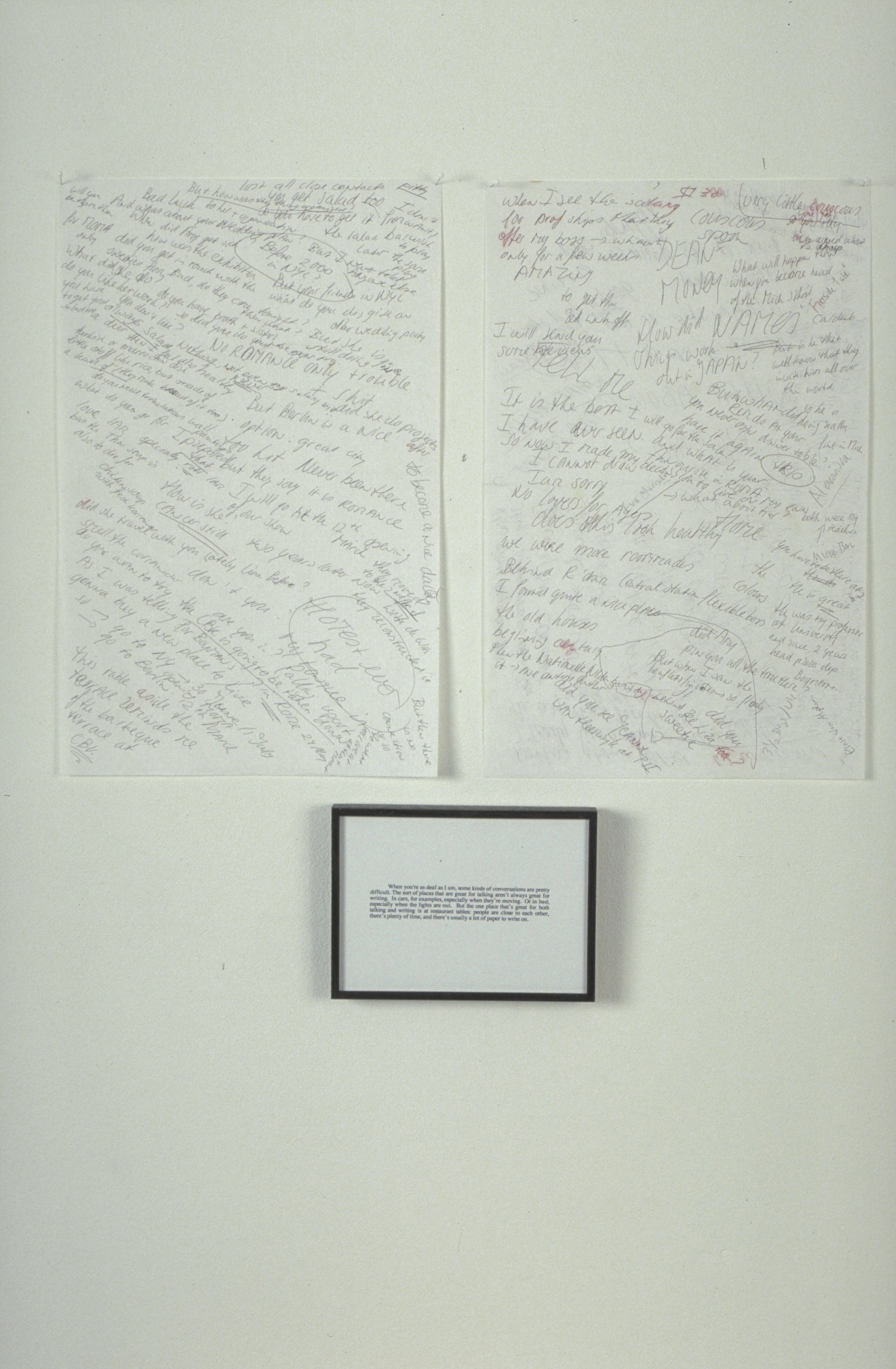 Joseph Grigely, You at Air de Paris, photo 7