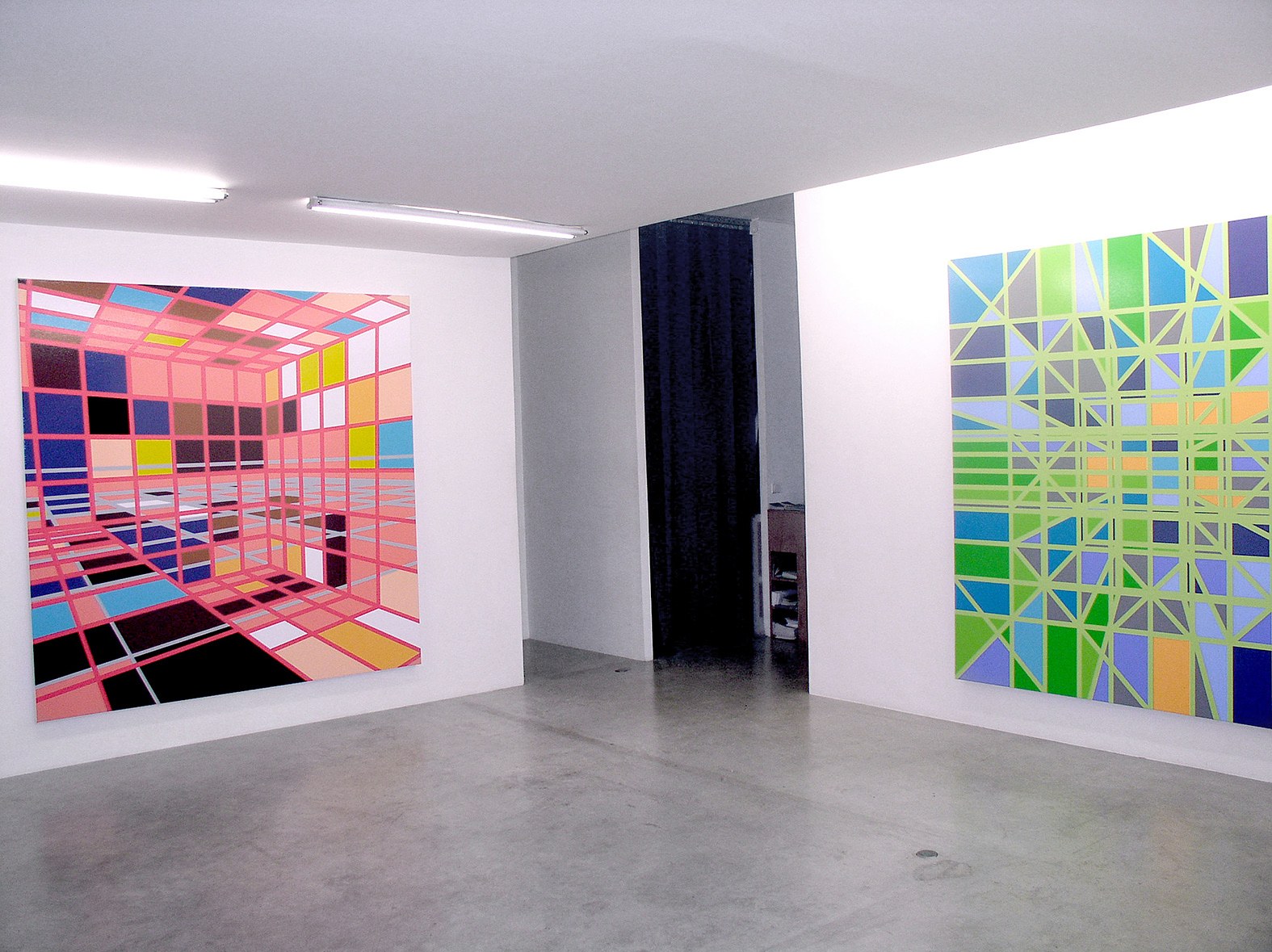 Sarah Morris, Orchid Lounge at Air de Paris, photo 2