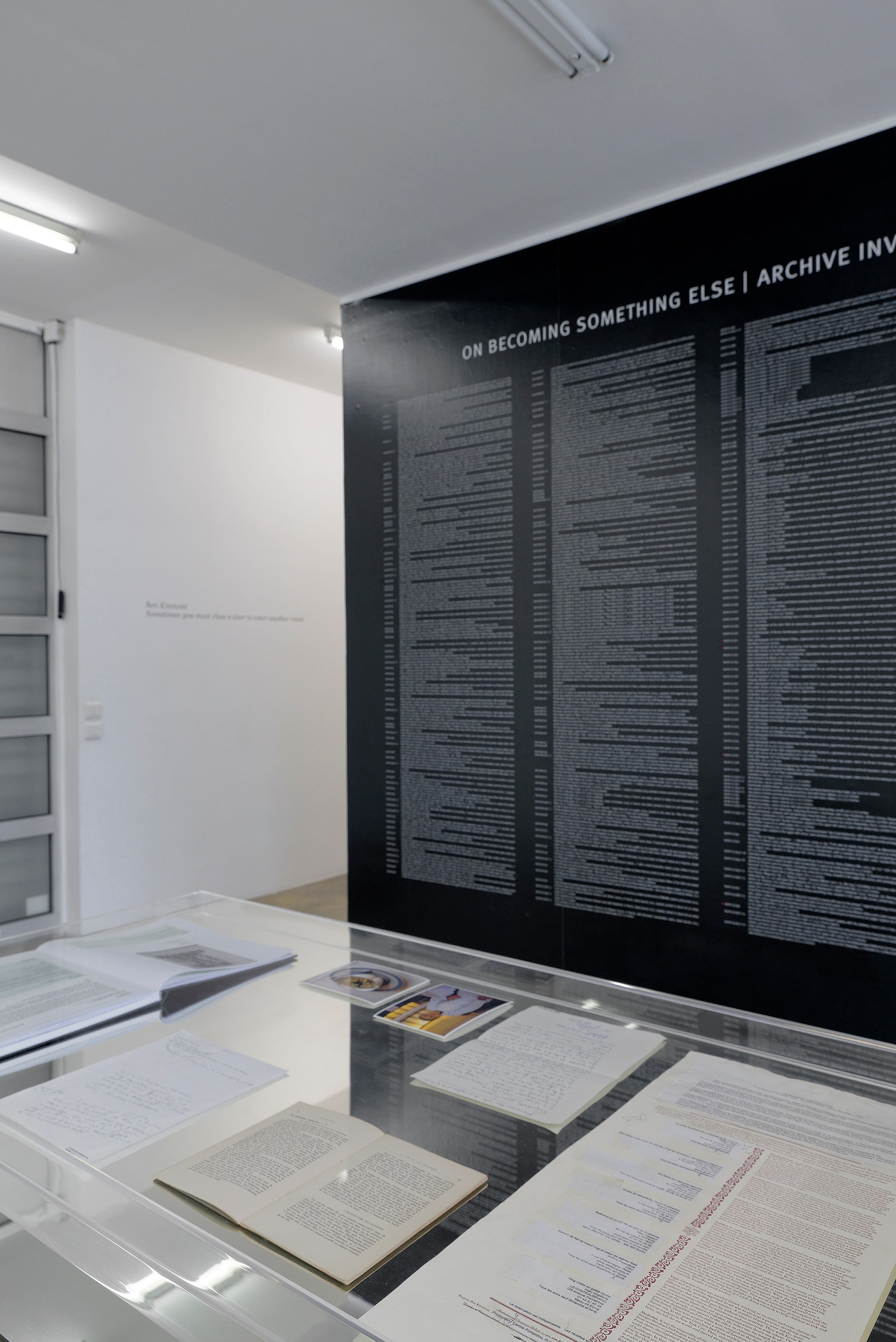 Ben Kinmont, Sometimes you must close a door to enter another room at Air de Paris, photo 7