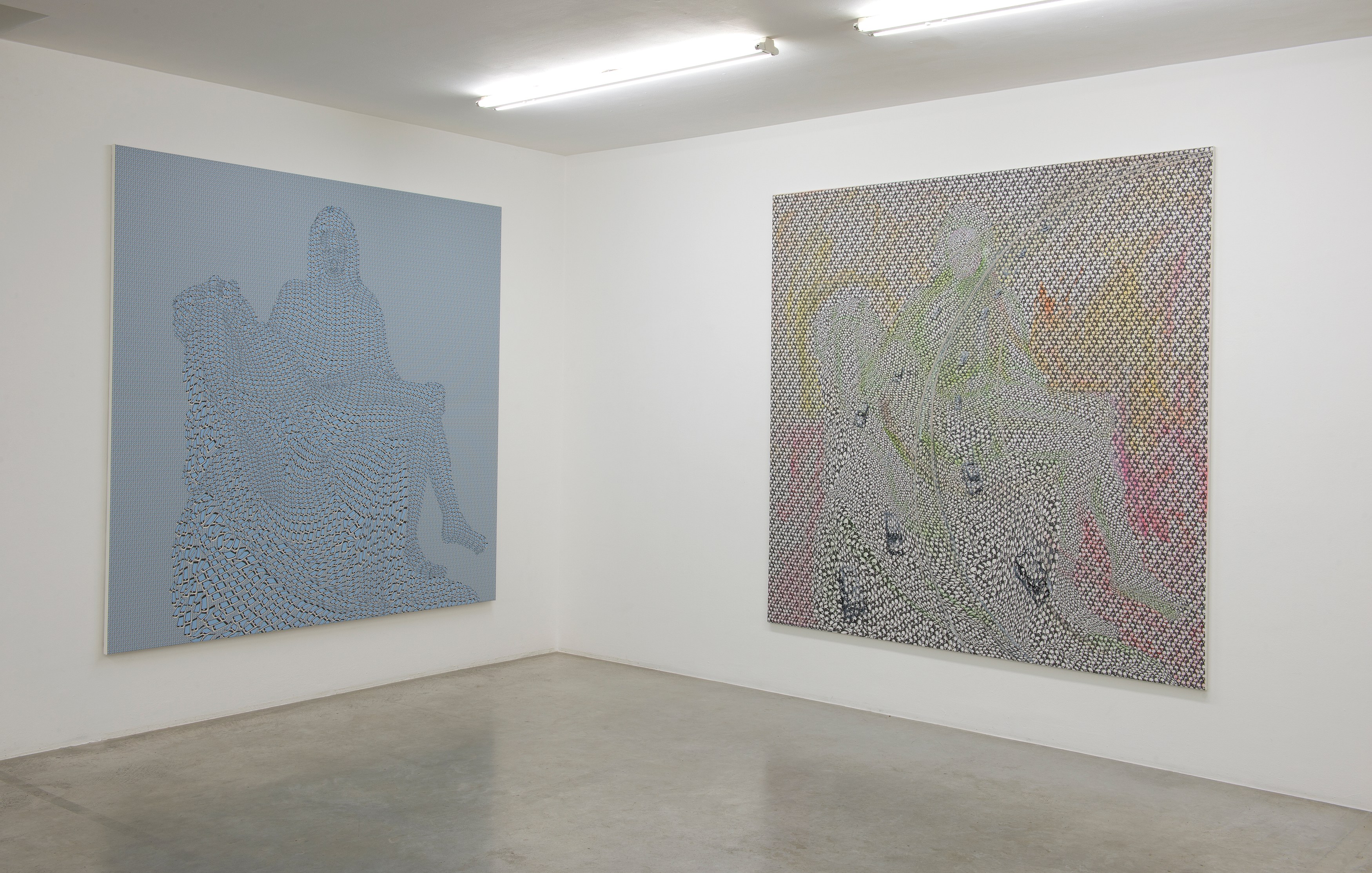 Thomas Bayrle, Cowboy Tapisserie Pietà at Air de Paris, photo 4