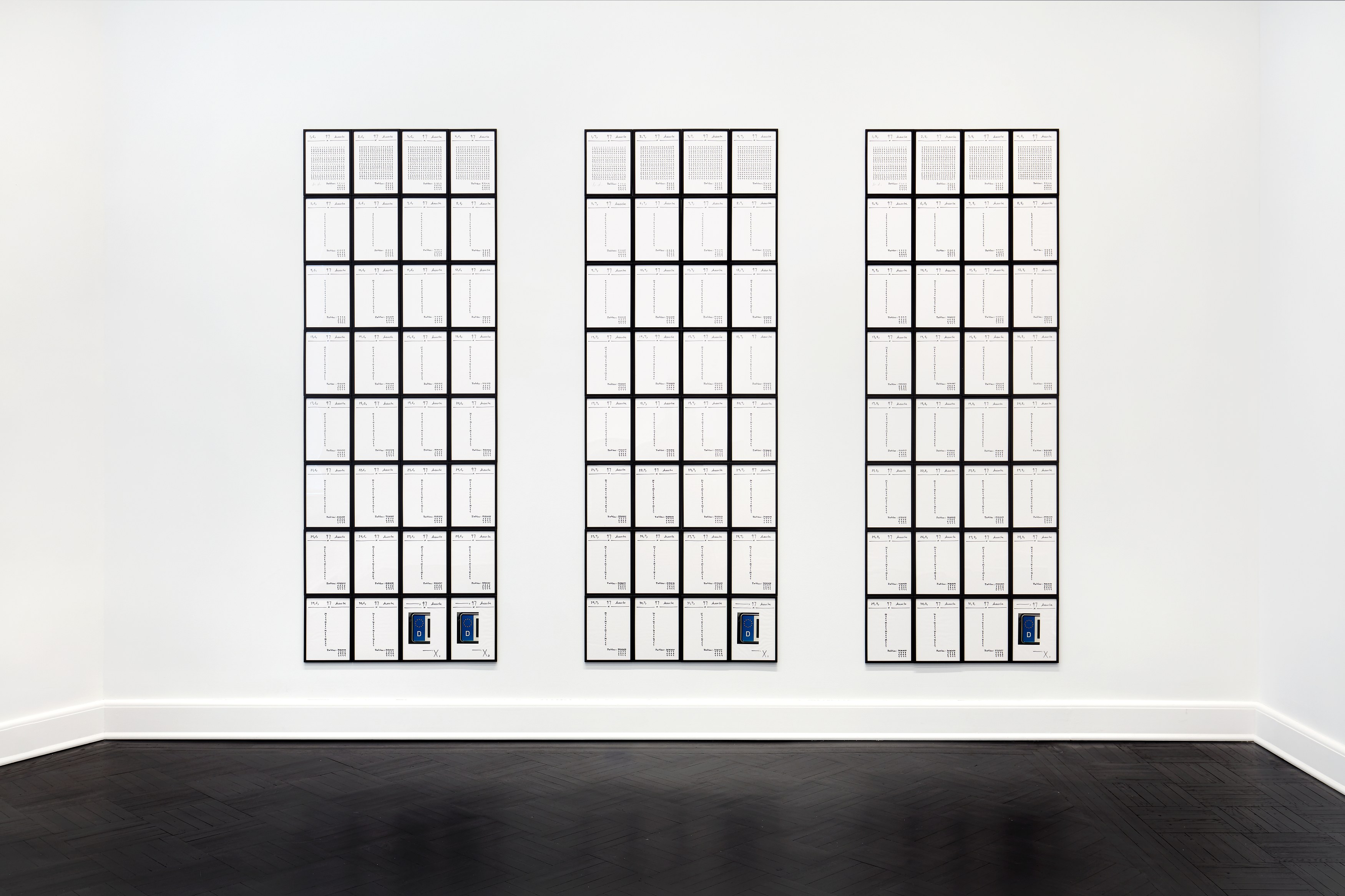 Hanne Darboven, Europa 97 at Petzel, photo 12