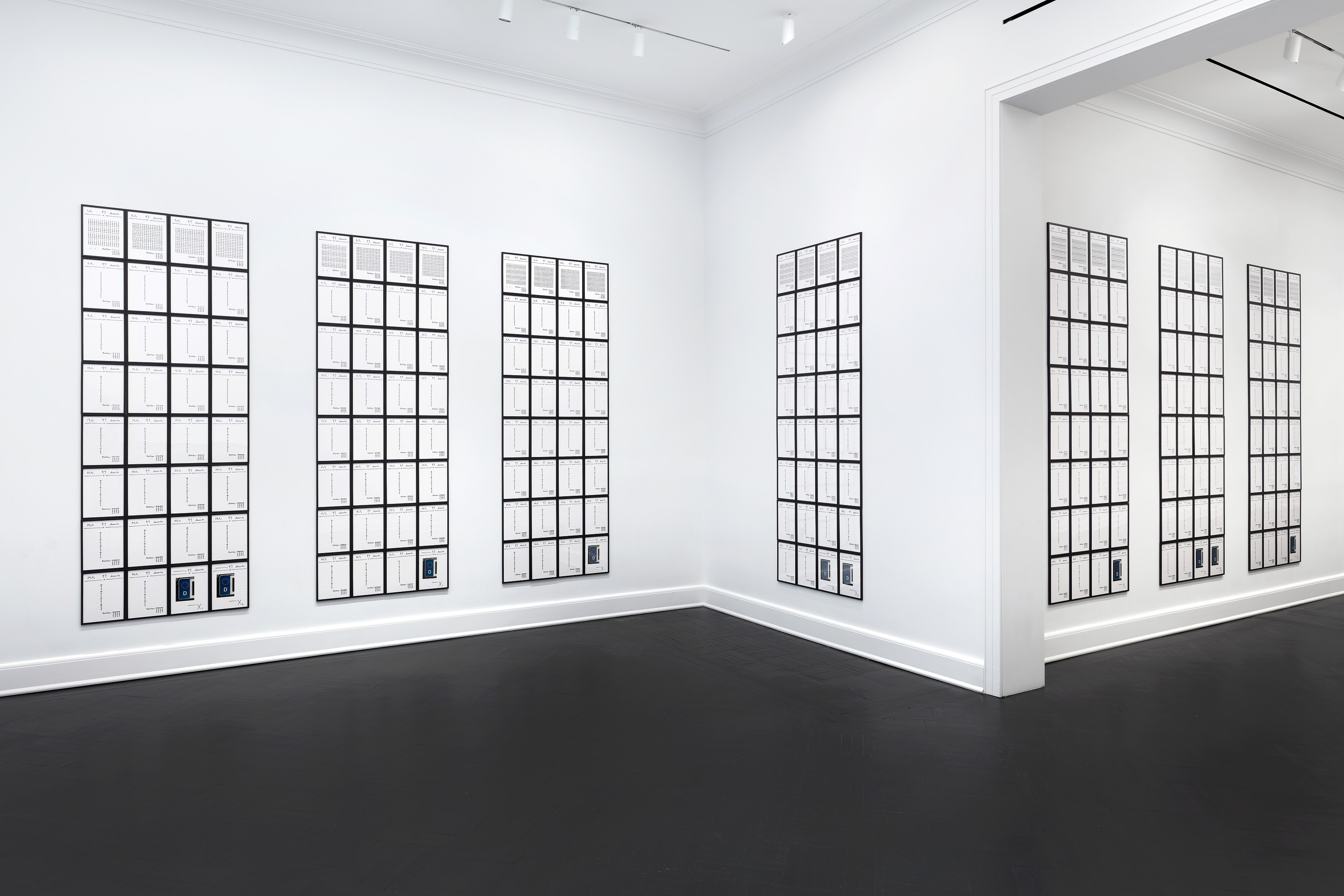 Hanne Darboven, Europa 97 at Petzel, photo 13
