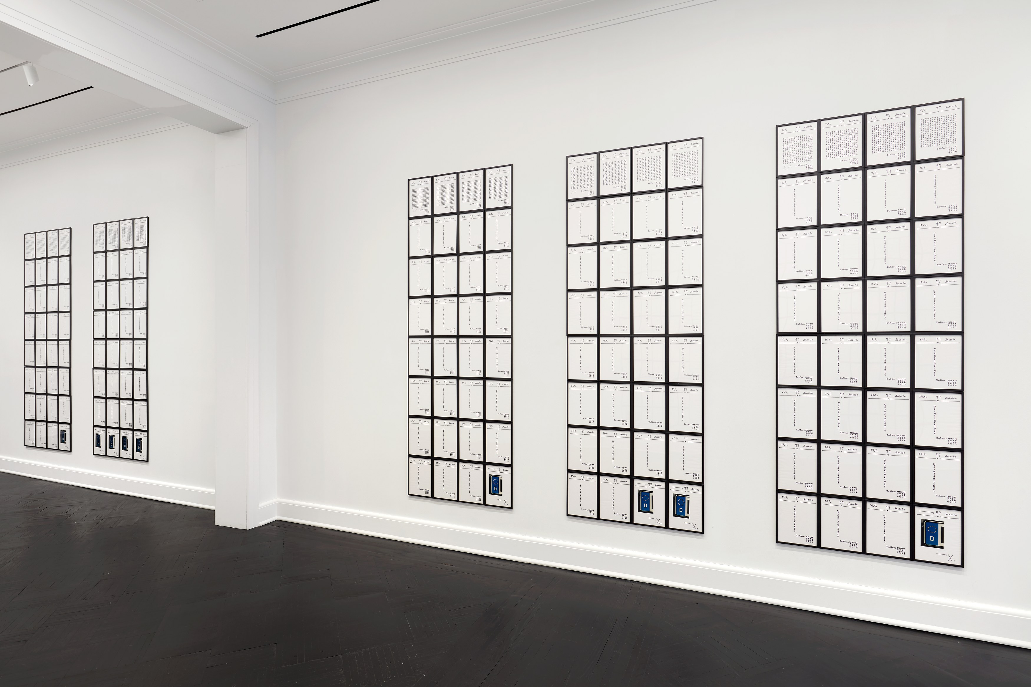 Hanne Darboven, Europa 97 at Petzel, photo 15