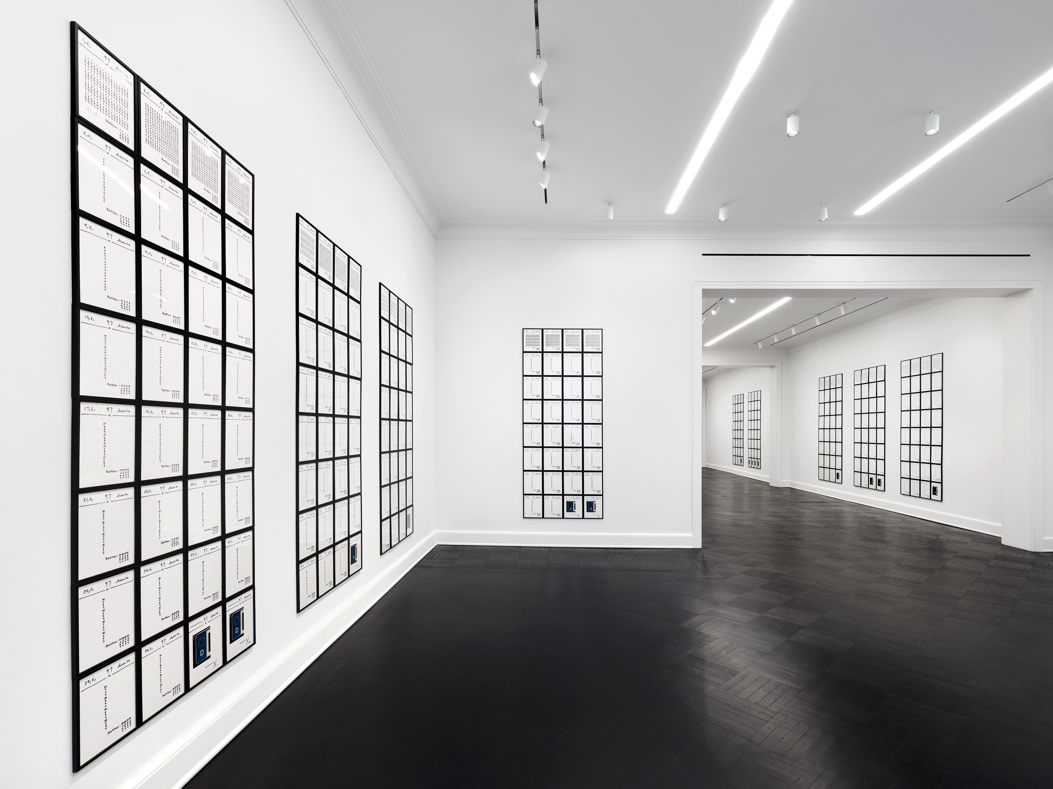 Hanne Darboven, Europa 97 at Petzel, photo 14
