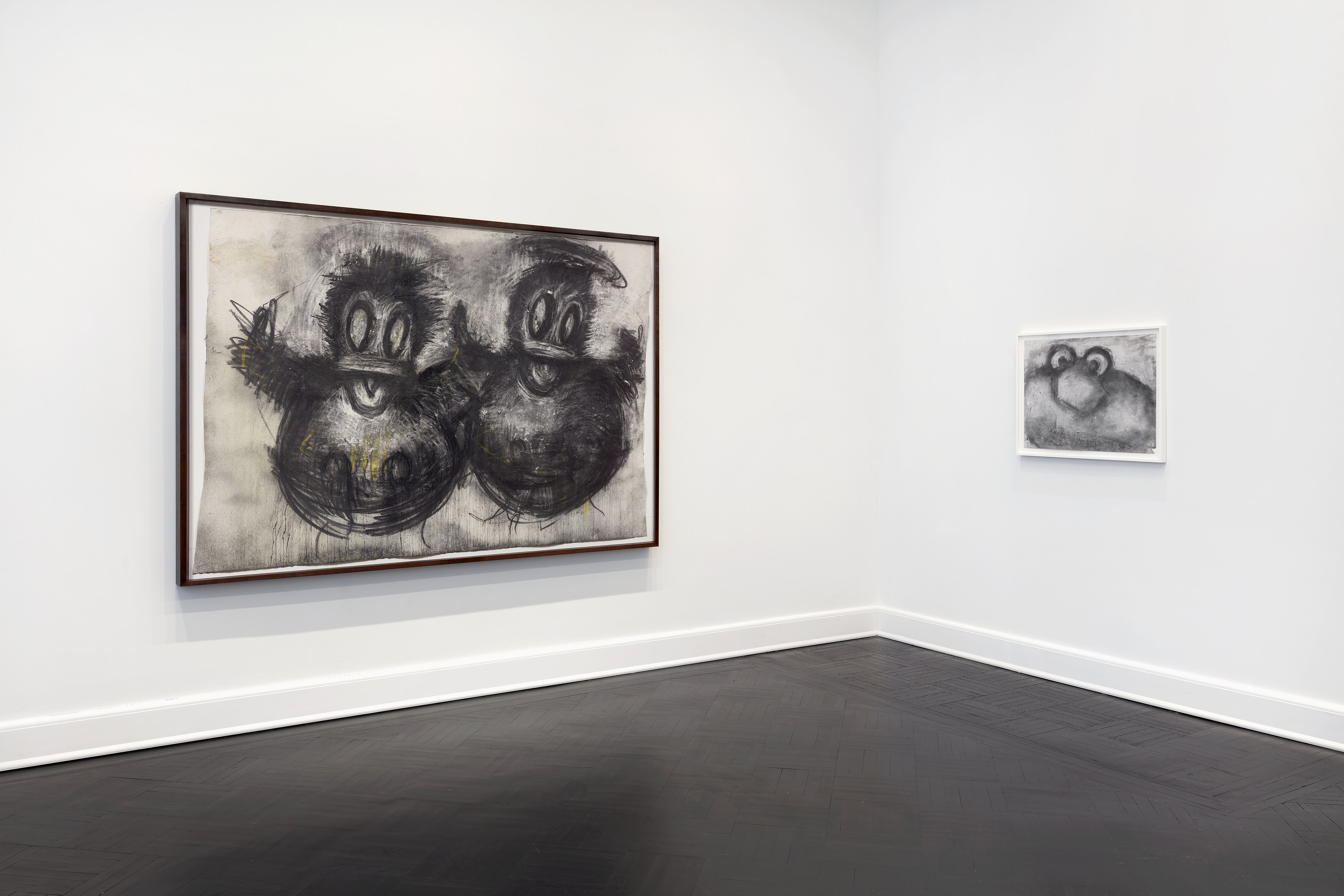 Joyce Pensato, Batman vs. Spiderman at Petzel, photo 11