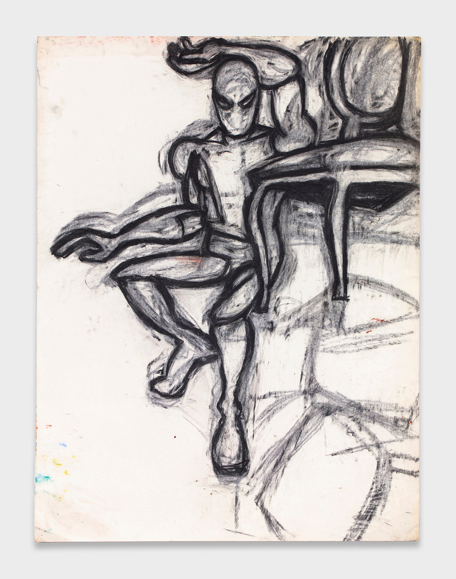 Joyce Pensato, Batman vs. Spiderman at Petzel, photo 14