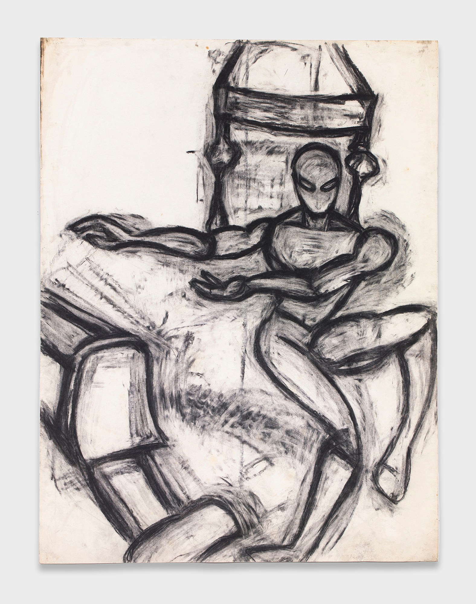 Joyce Pensato, Batman vs. Spiderman at Petzel, photo 18
