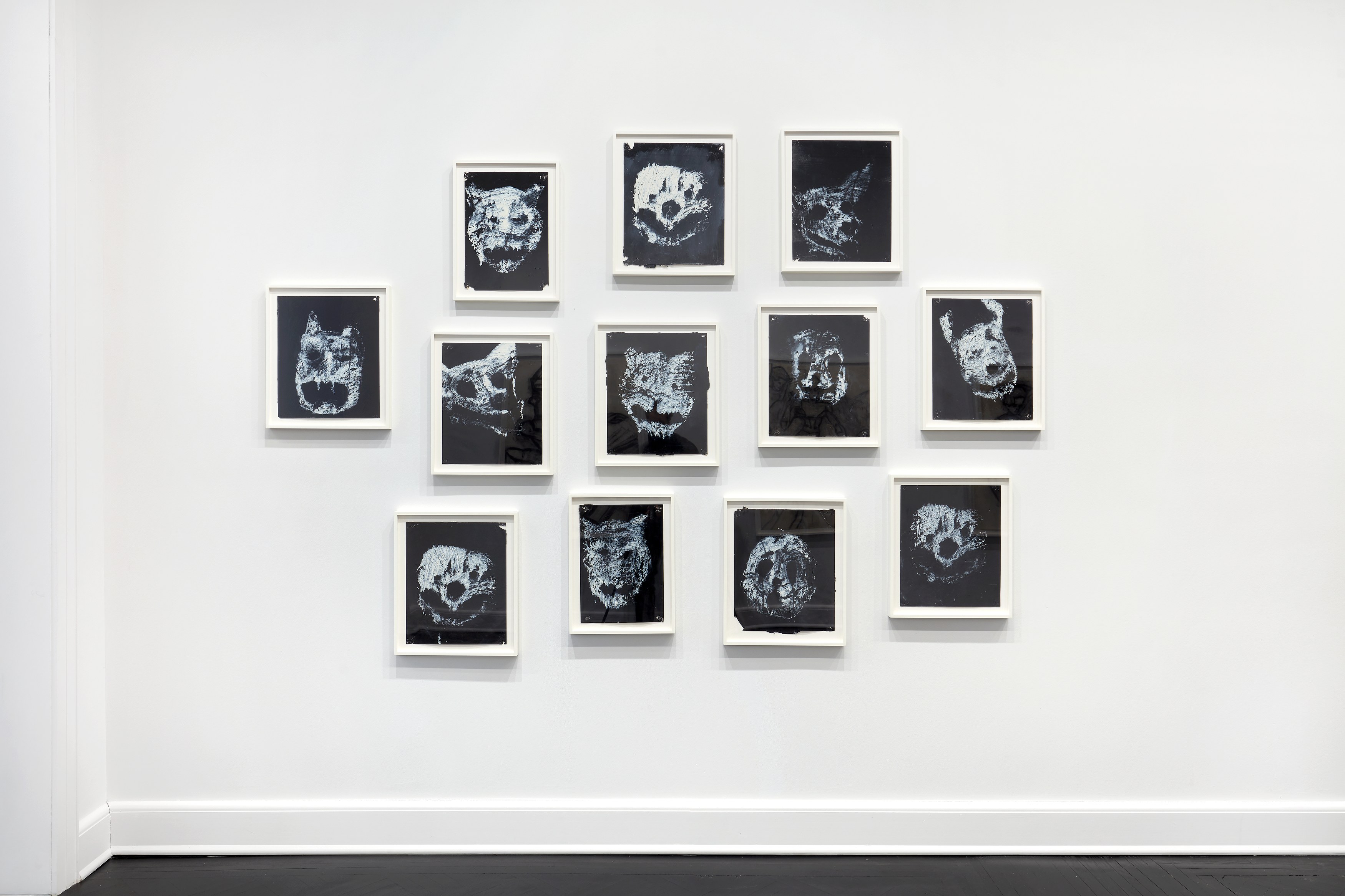 Joyce Pensato, Batman vs. Spiderman at Petzel, photo 5