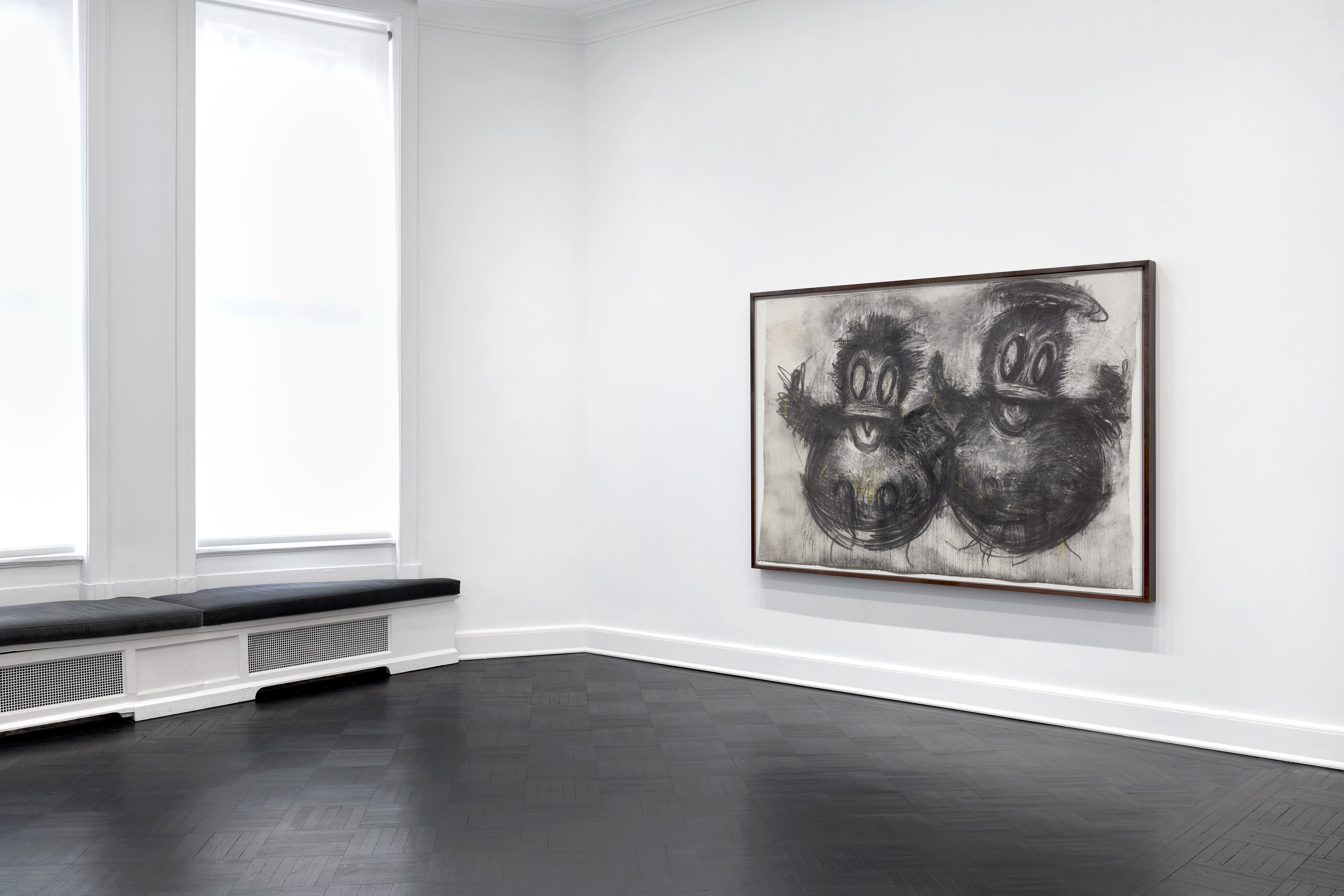 Joyce Pensato, Batman vs. Spiderman at Petzel, photo 7