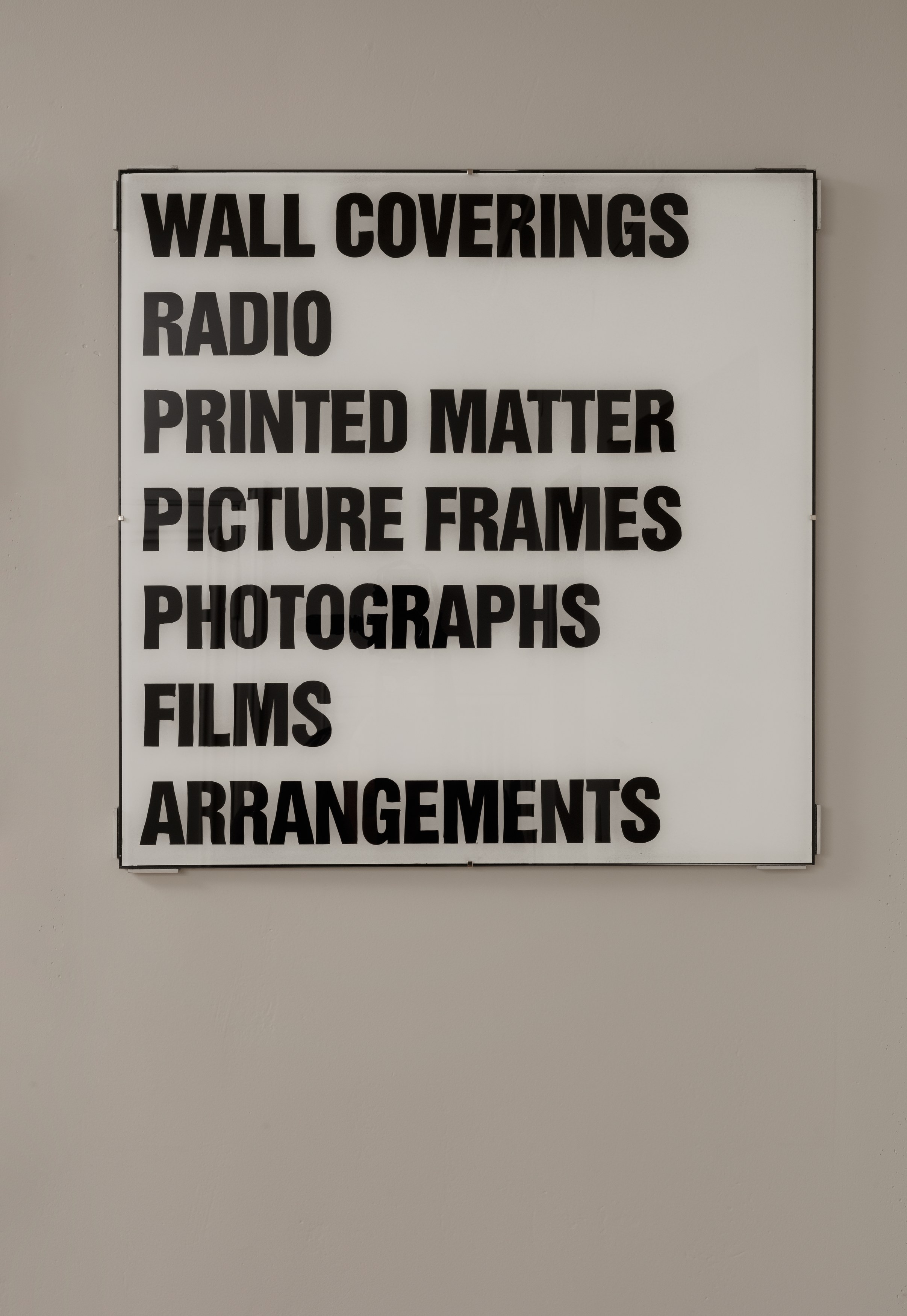 Christopher Williams, Werbung: Adapted for Use at Sammlung Haubrok and Paris Bar, Berlin, photo 5