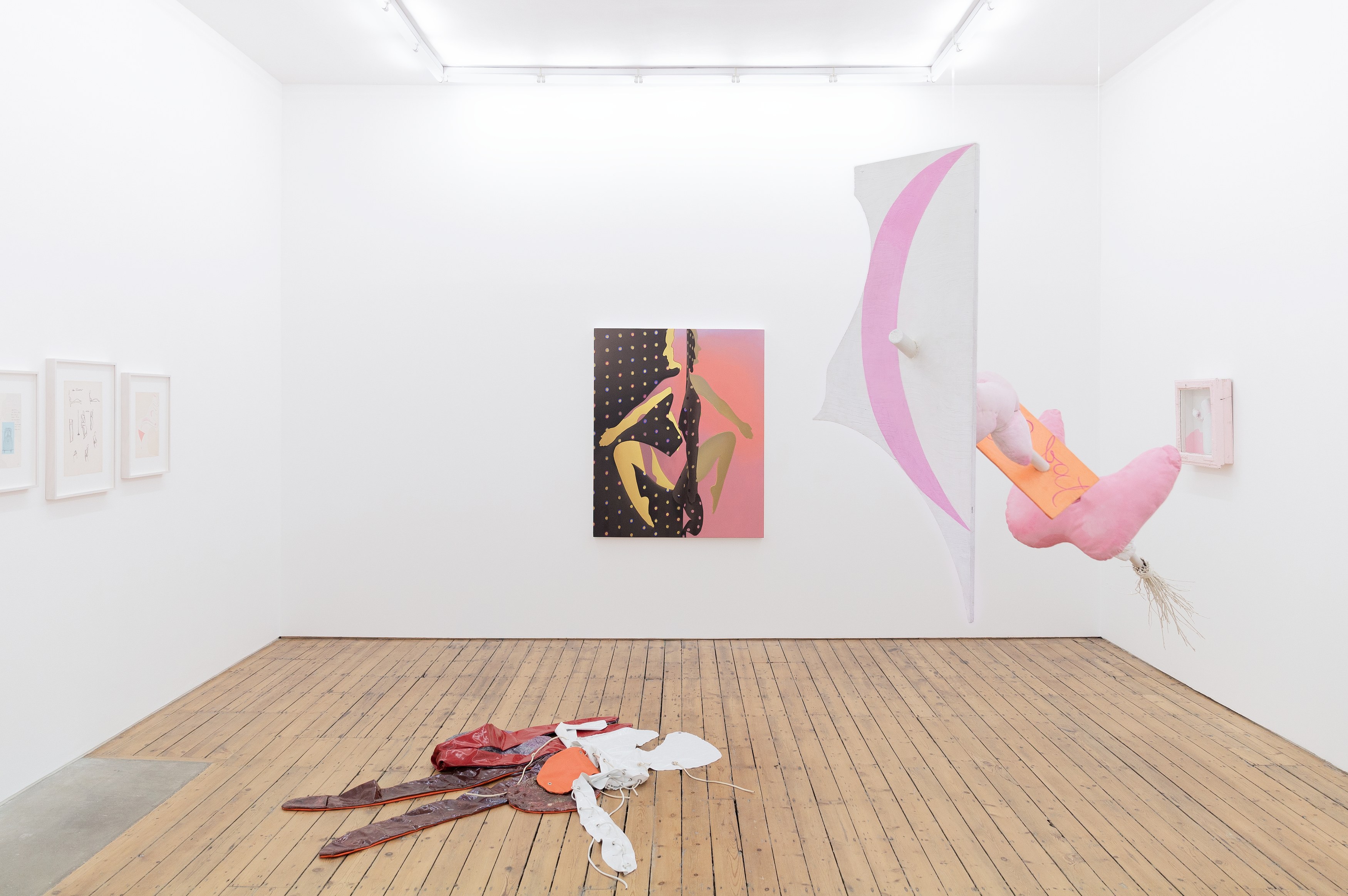 Sascha Braunig, Sandra Mujinga, Maria Pinińska-Bereś, SHAPESHIFTERS at The Approach, photo 3
