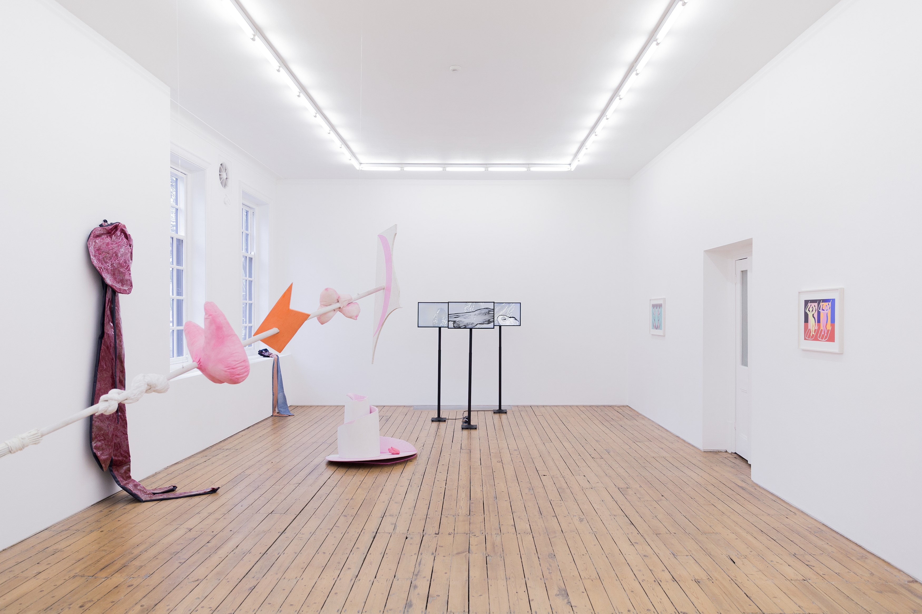 Sascha Braunig, Sandra Mujinga, Maria Pinińska-Bereś, SHAPESHIFTERS at The Approach, photo 8