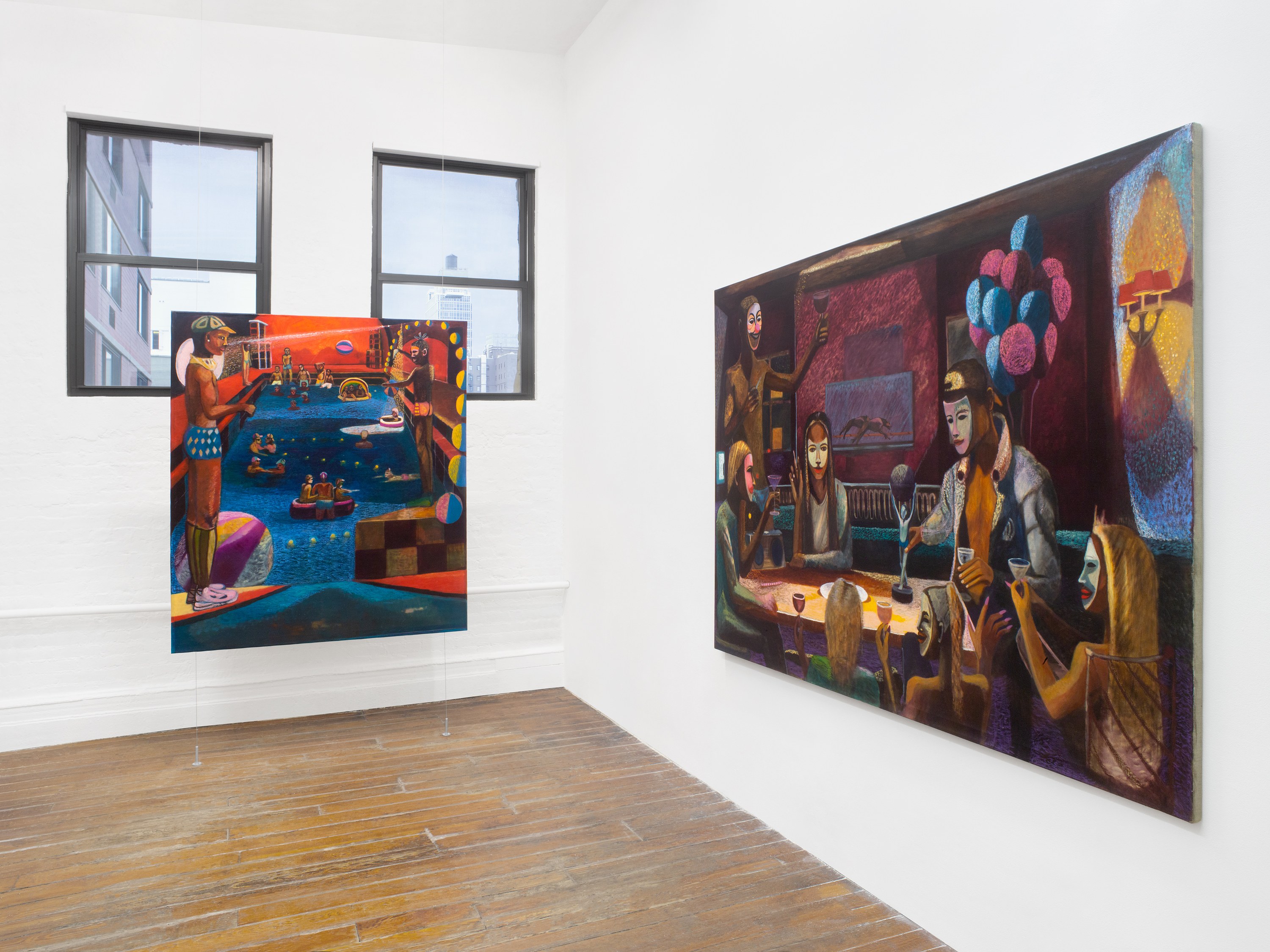 Ryan Huggins, Jacob Mason-Macklin, Untitled at PAGE (NYC), New York and Andrew Kreps, New York, photo 2