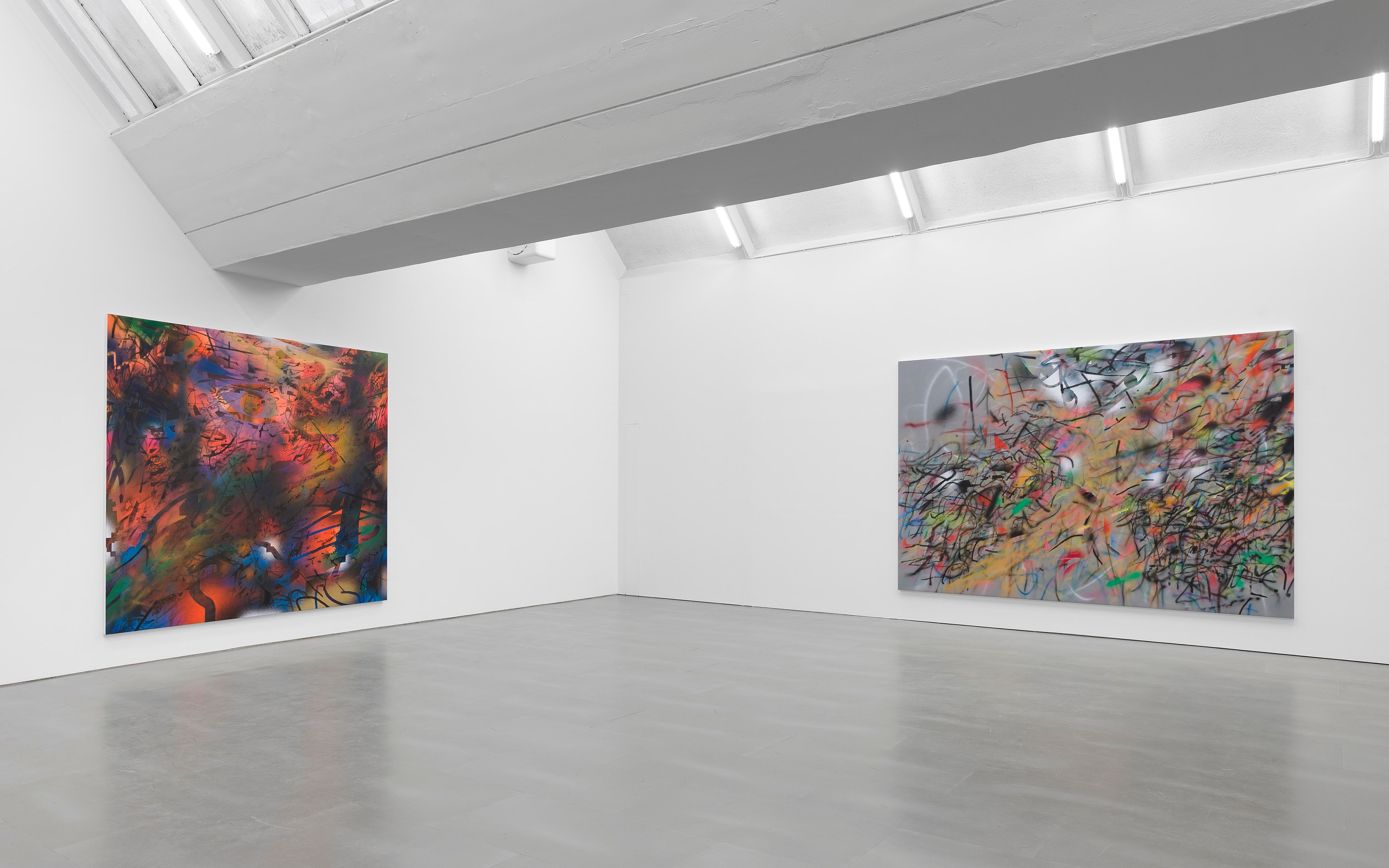 Julie Mehretu, Metoikos (In Between Paintings) at Carlier Gebauer, photo 2