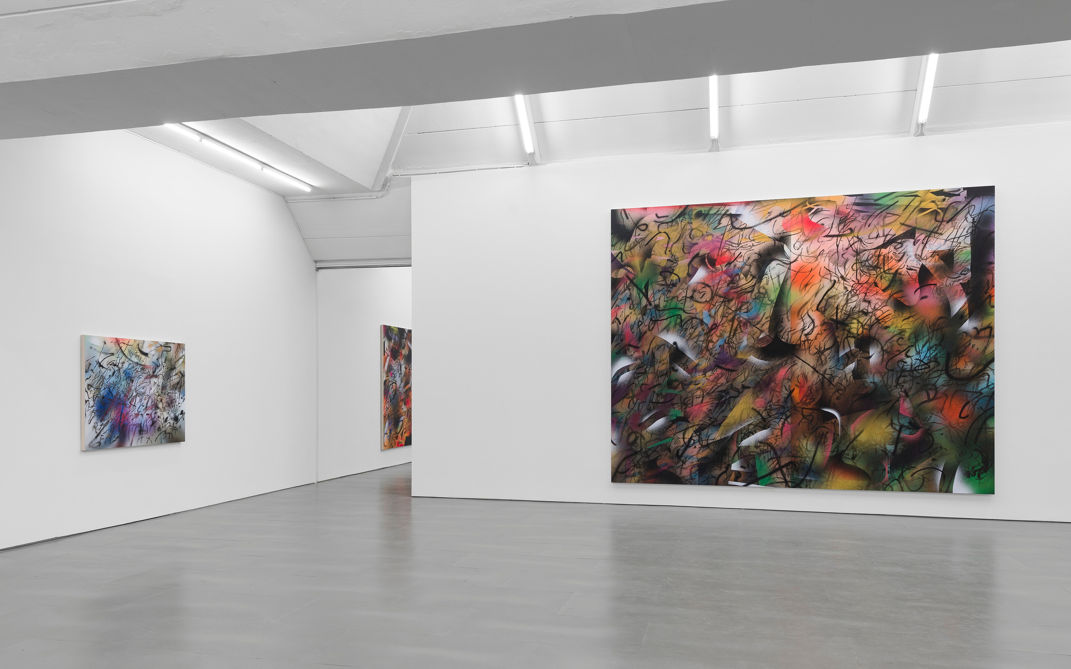 Julie Mehretu, Metoikos (In Between Paintings) at Carlier Gebauer, photo 4