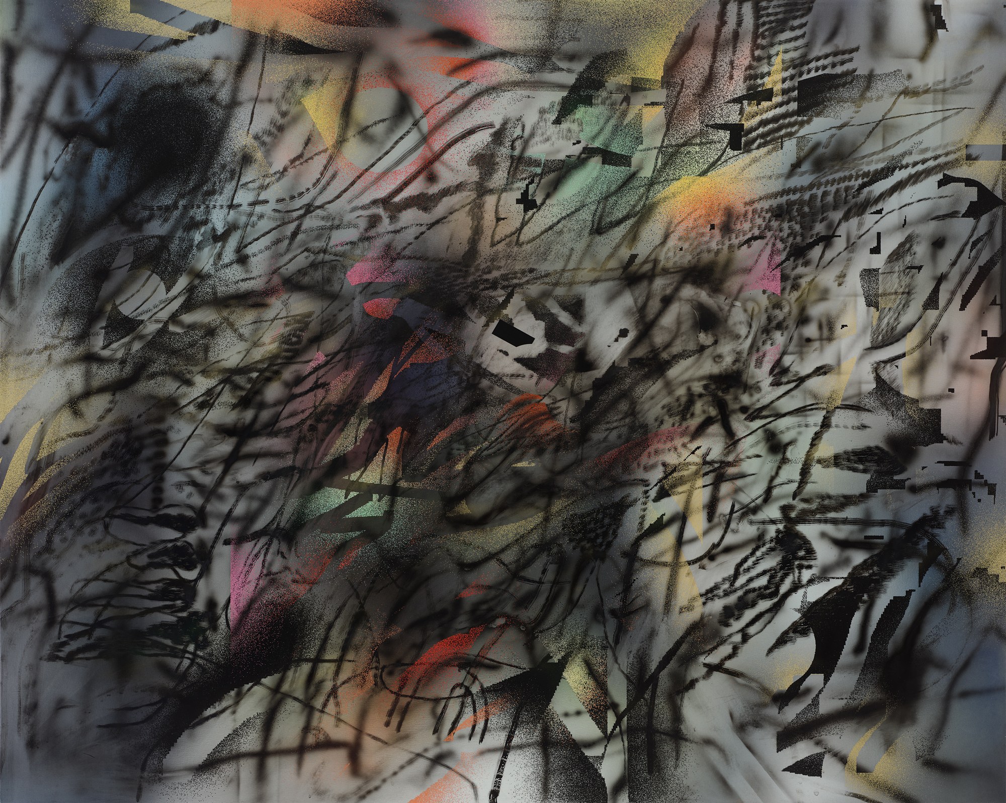 Julie Mehretu, Metoikos (In Between Paintings) at Carlier Gebauer, photo 14