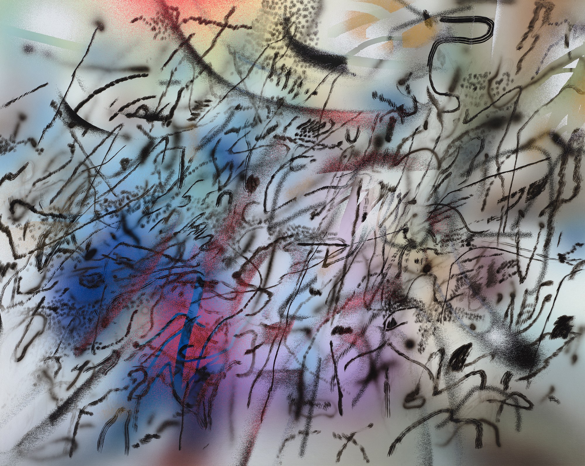 Julie Mehretu, Metoikos (In Between Paintings) at Carlier Gebauer, photo 18