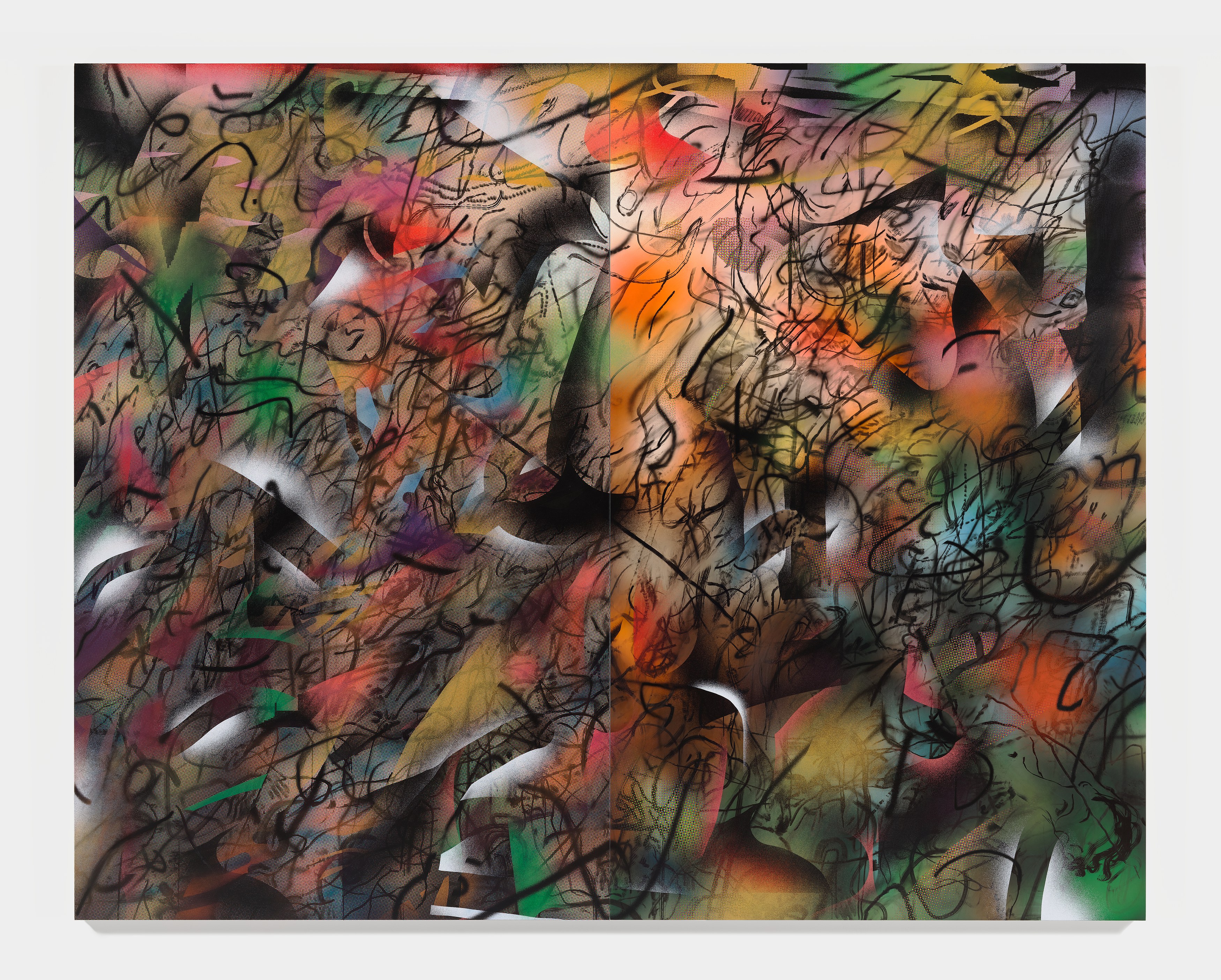 Julie Mehretu, Metoikos (In Between Paintings) at Carlier Gebauer, photo 12