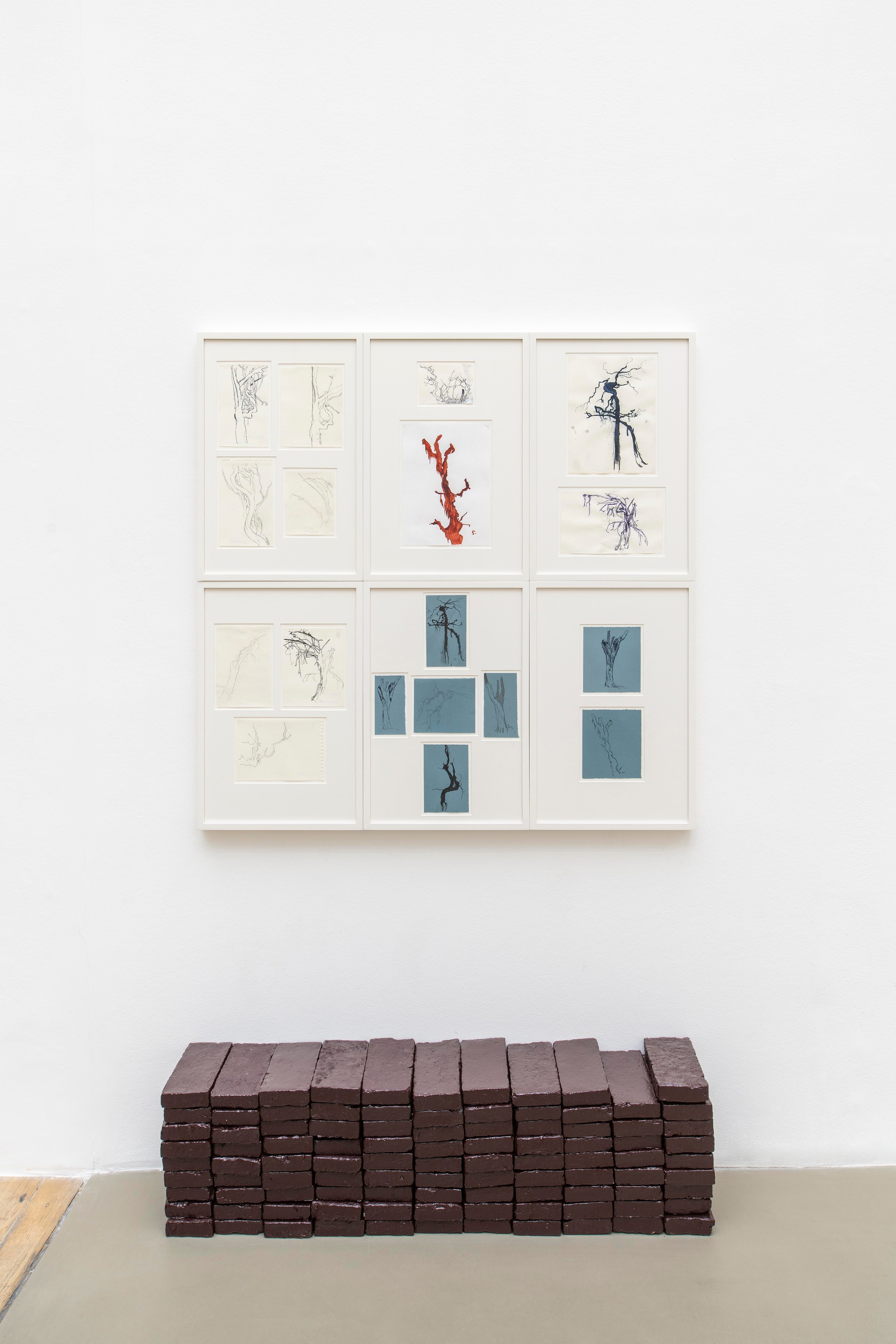 Matias Faldbakken, Beaten Ink, Upset Brick, Downcast Charcoal at Galerie Chantal Crousel, photo 8