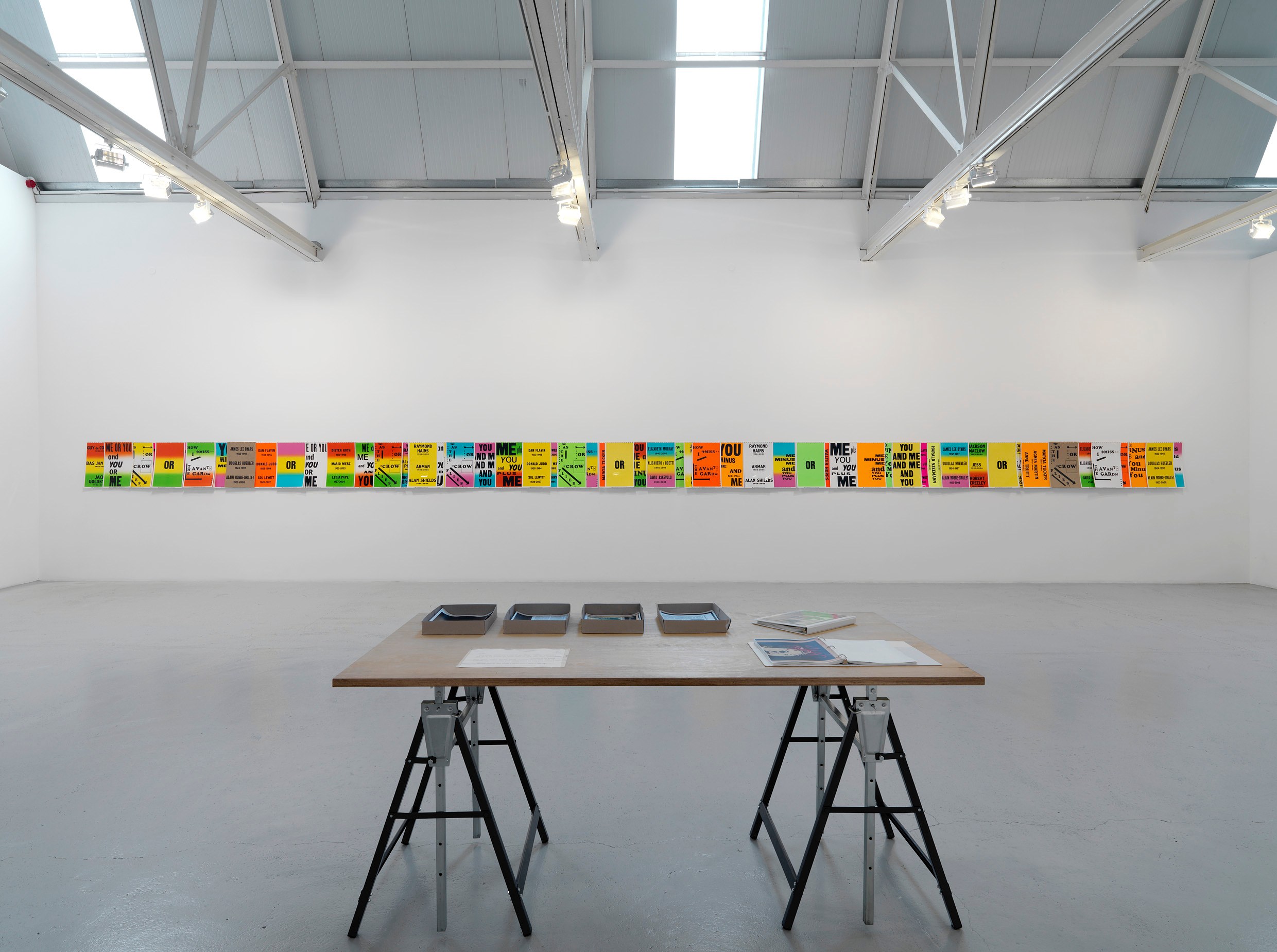 Allen Ruppersberg, As the Crow Flies/How I Miss the Avant-Garde at greengrassi & Corvi-Mora, London, photo 2