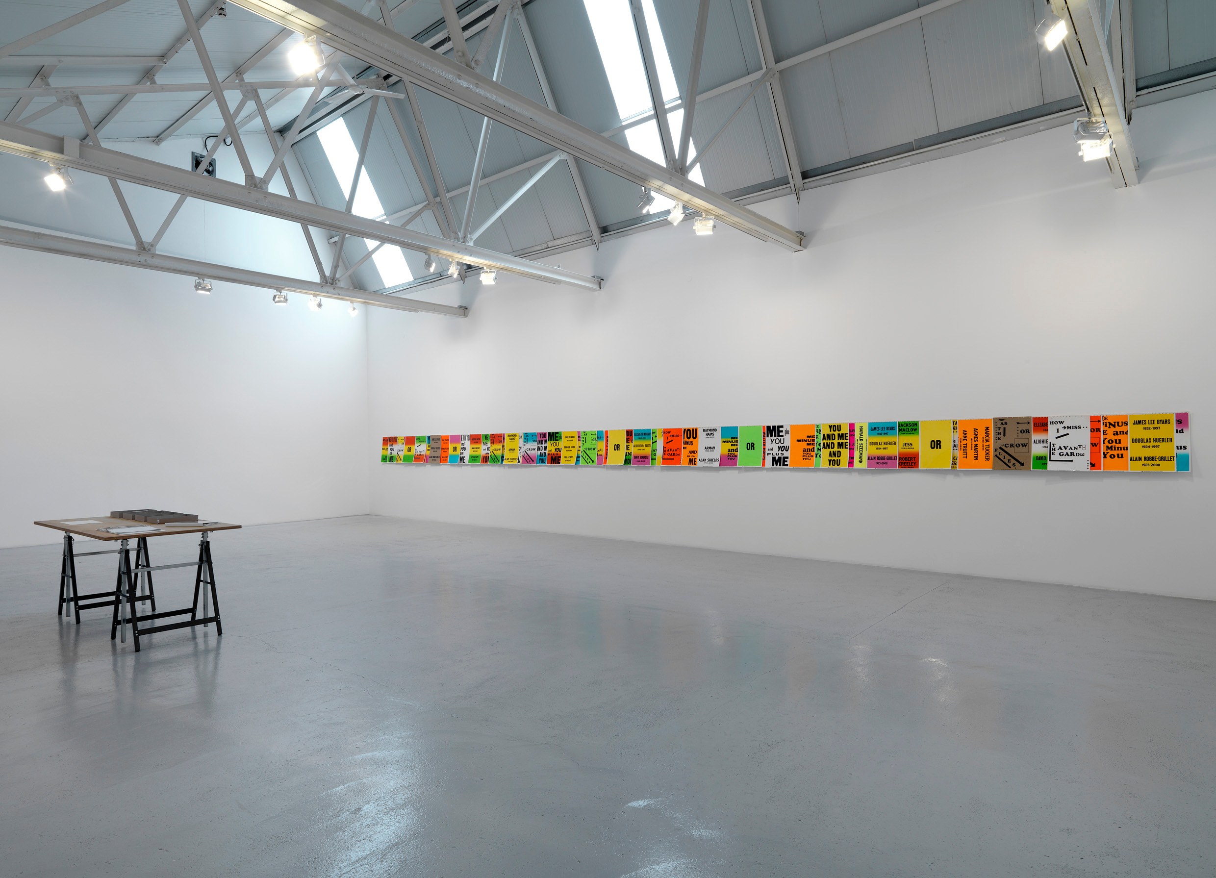 Allen Ruppersberg, As the Crow Flies/How I Miss the Avant-Garde at greengrassi & Corvi-Mora, London, photo 3