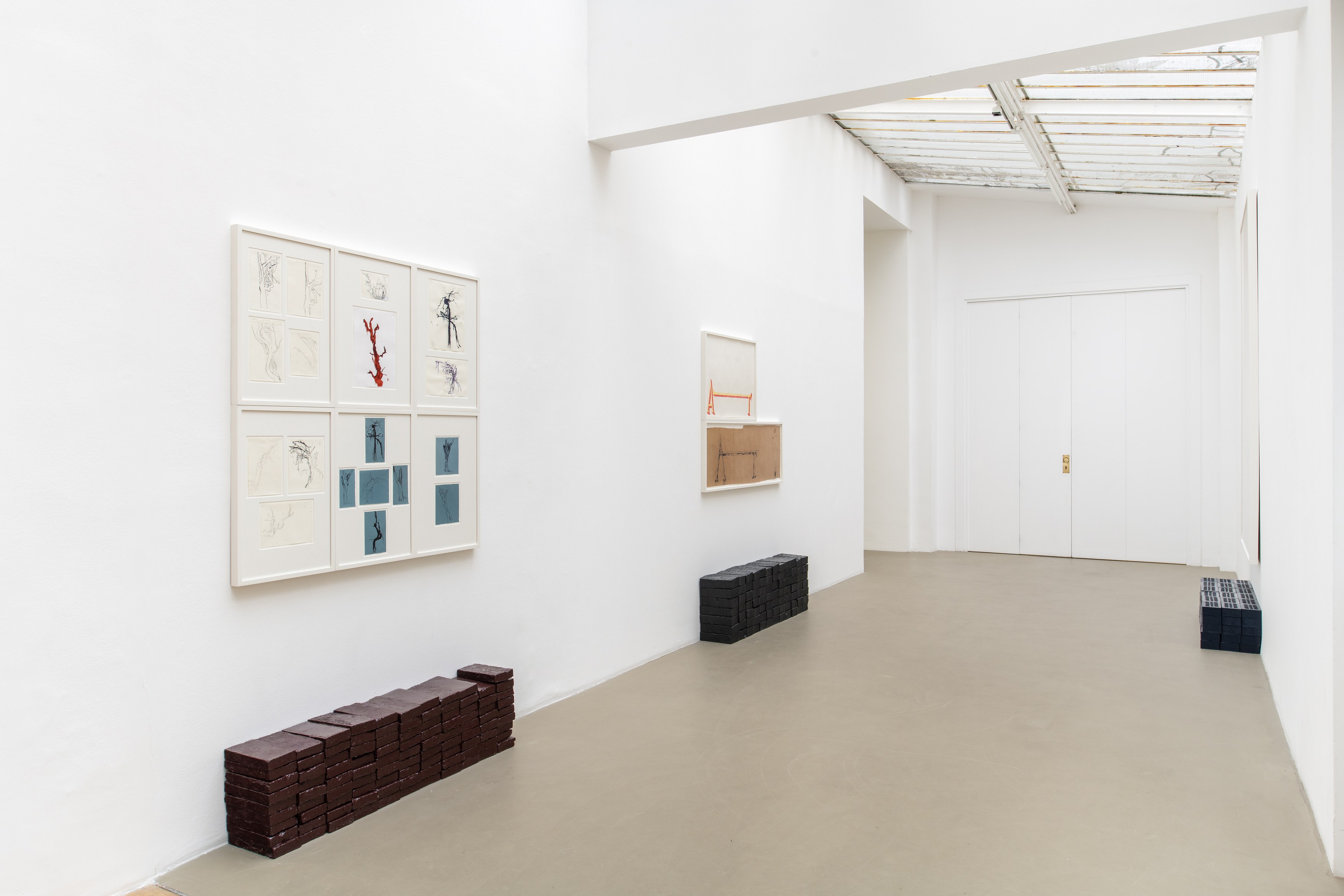 Matias Faldbakken, Beaten Ink, Upset Brick, Downcast Charcoal at Galerie Chantal Crousel, photo 3