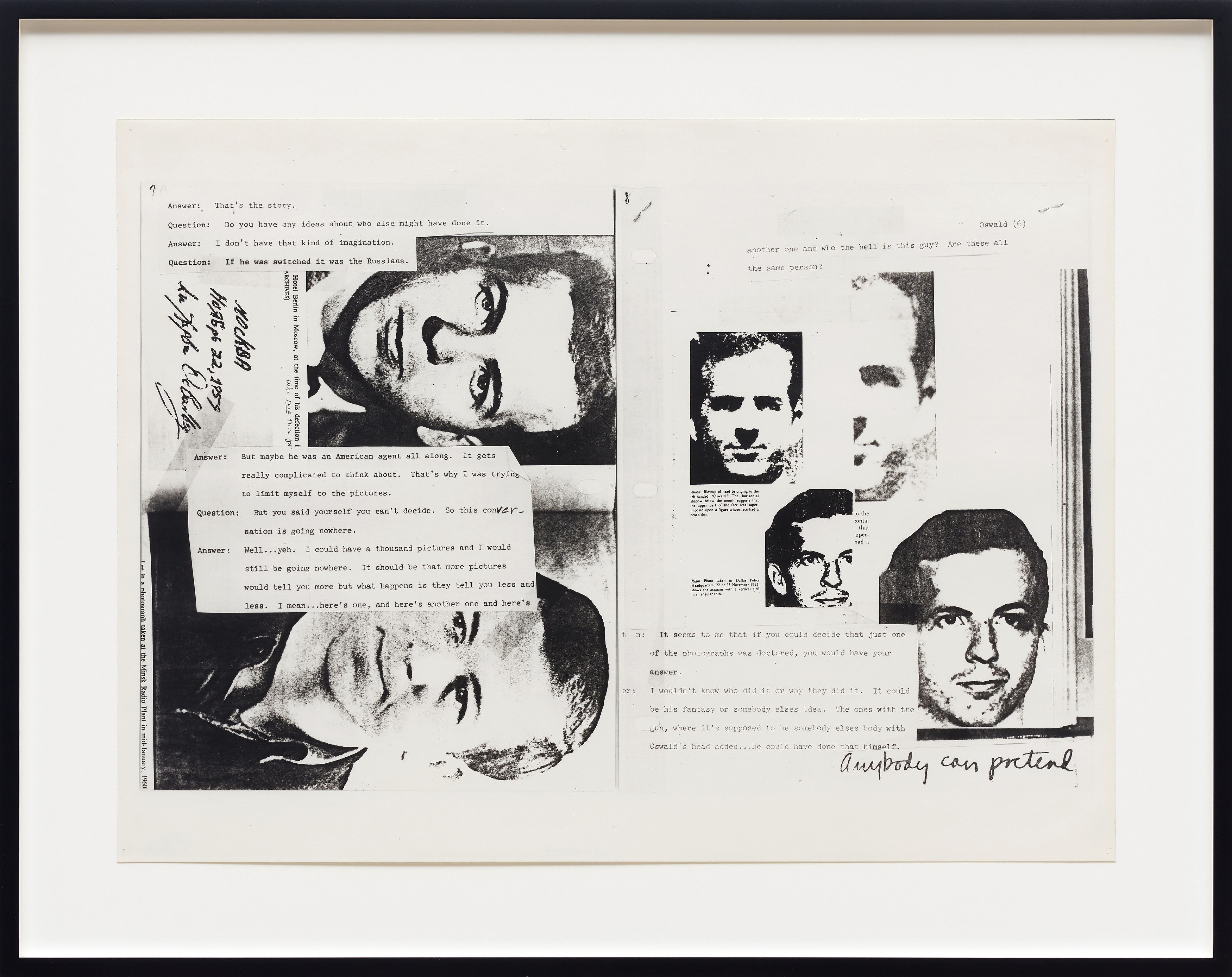 Lutz Bacher, The Lee Harvey Oswald Interview at Galerie Buchholz, Berlin, photo 23