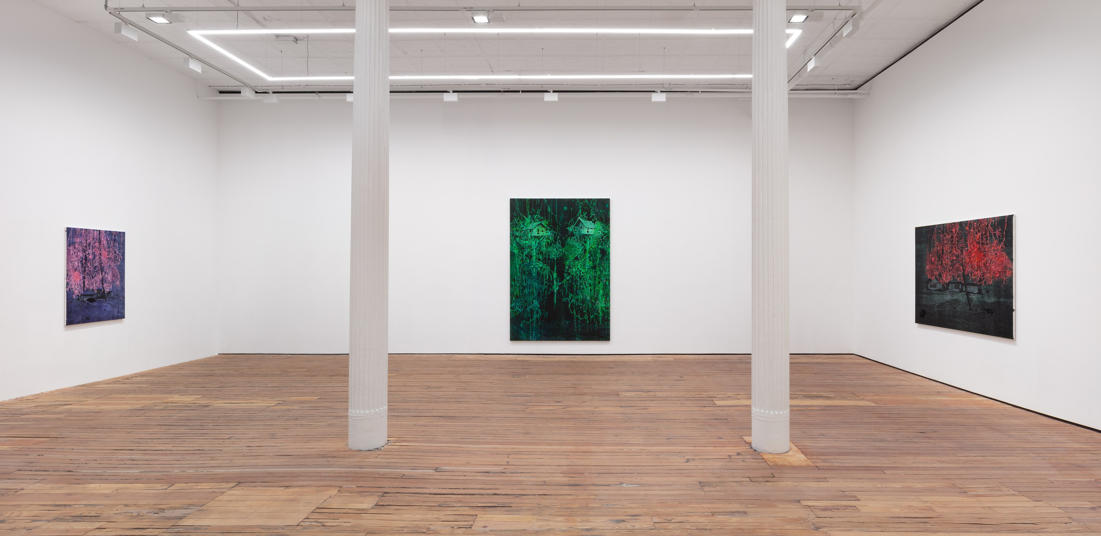 Michael Raedecker, Now at Grimm, photo 2