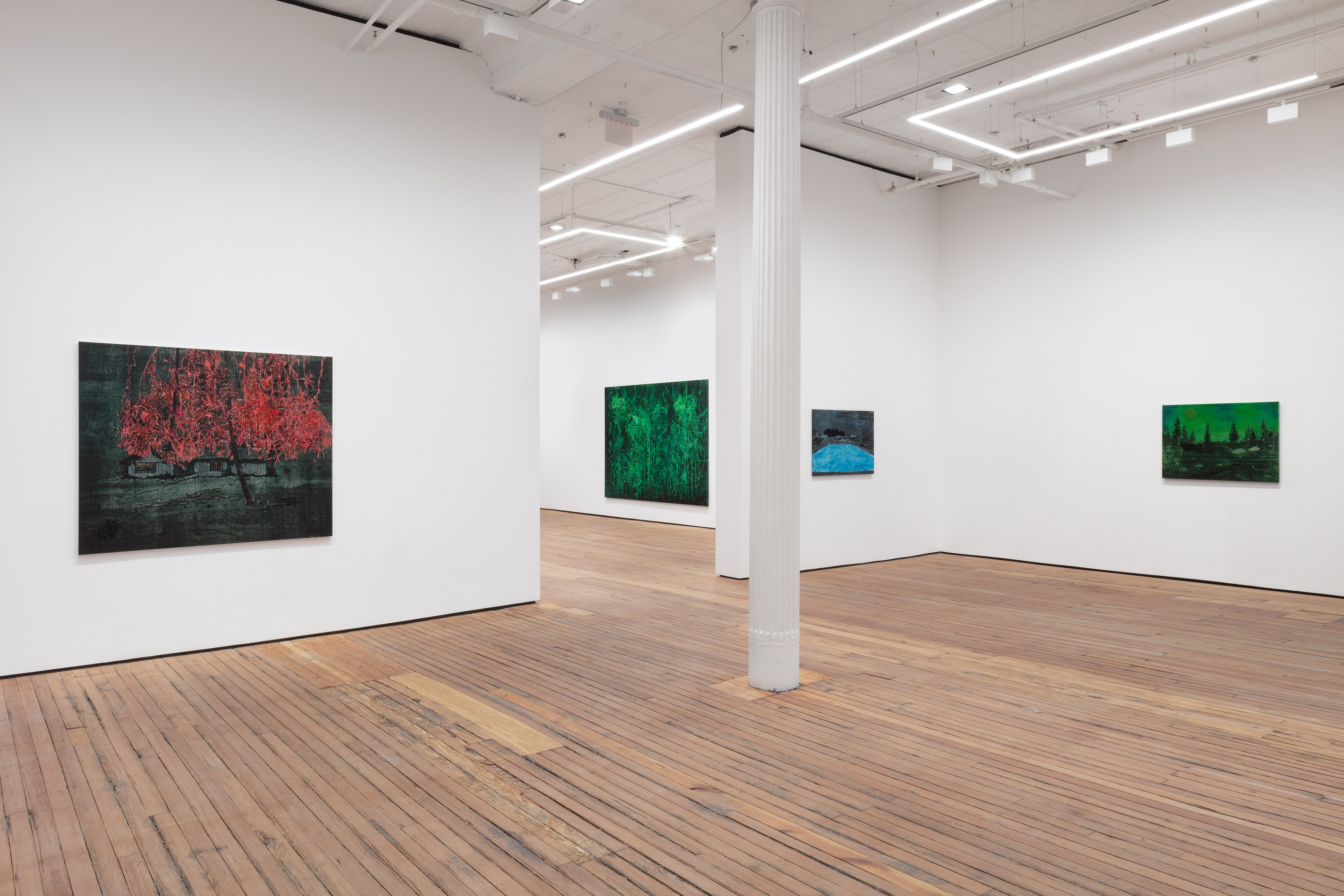 Michael Raedecker, Now at Grimm, photo 4
