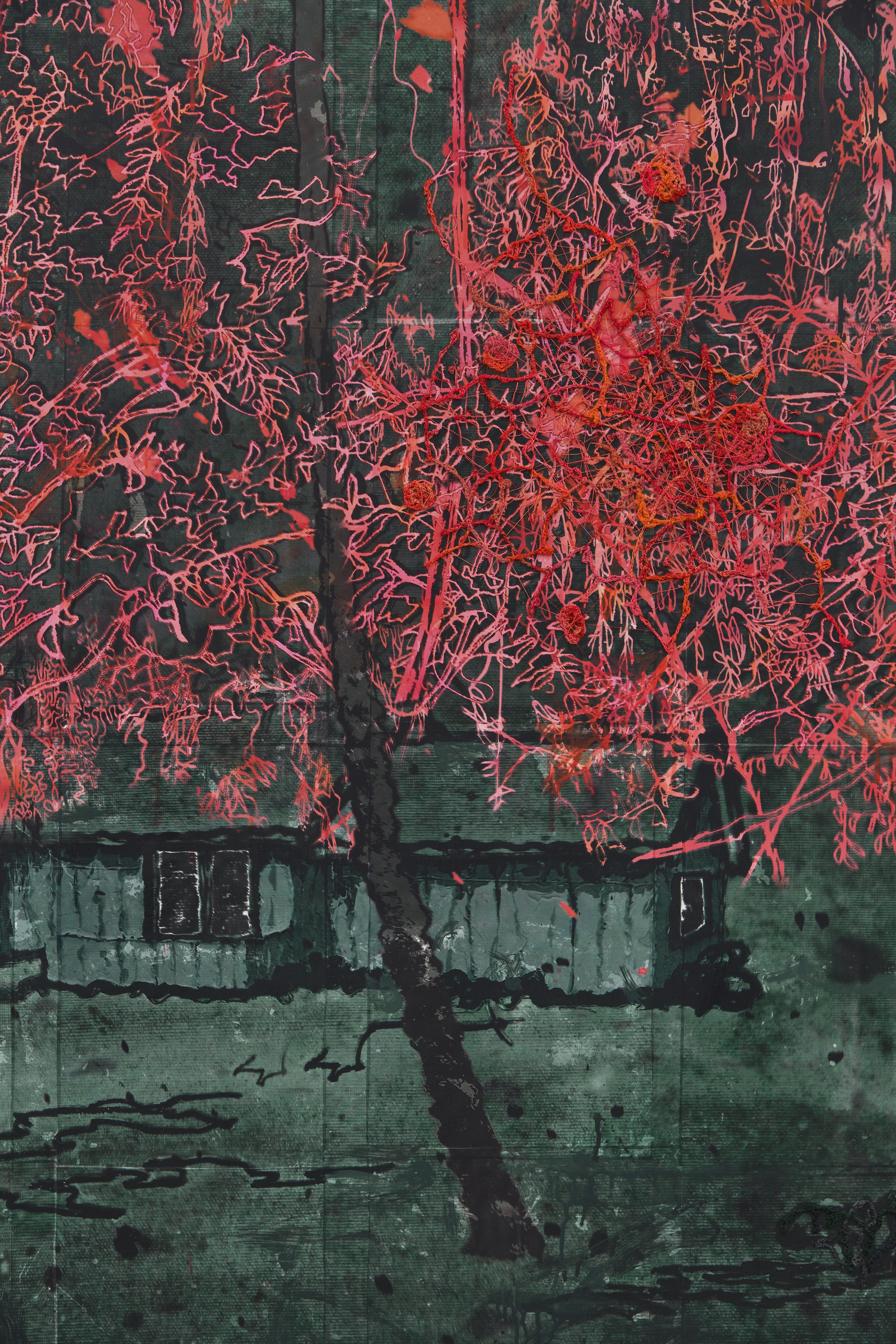 Michael Raedecker, Now at Grimm, photo 15