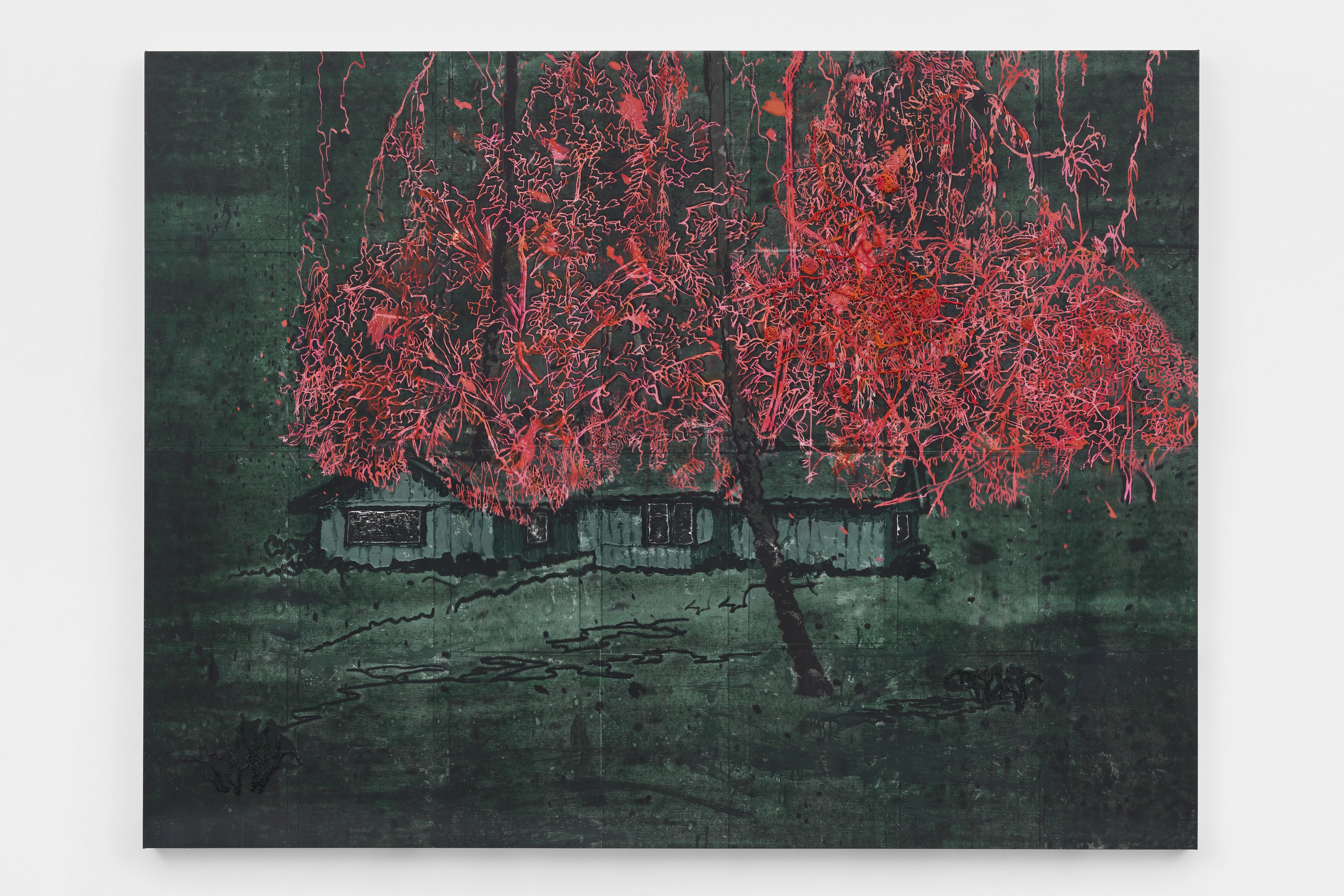 Michael Raedecker, Now at Grimm, photo 17