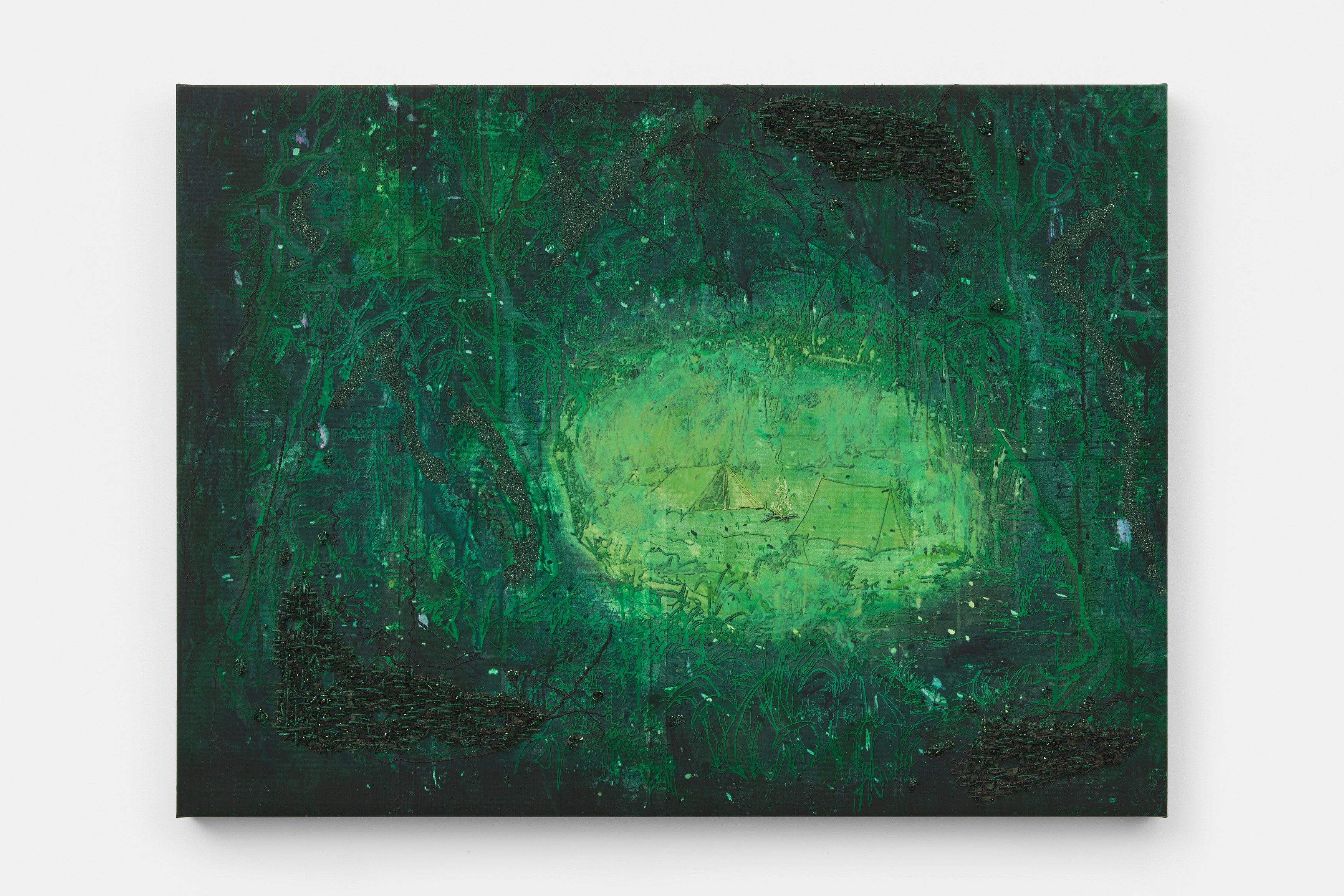 Michael Raedecker, Now at Grimm, photo 18