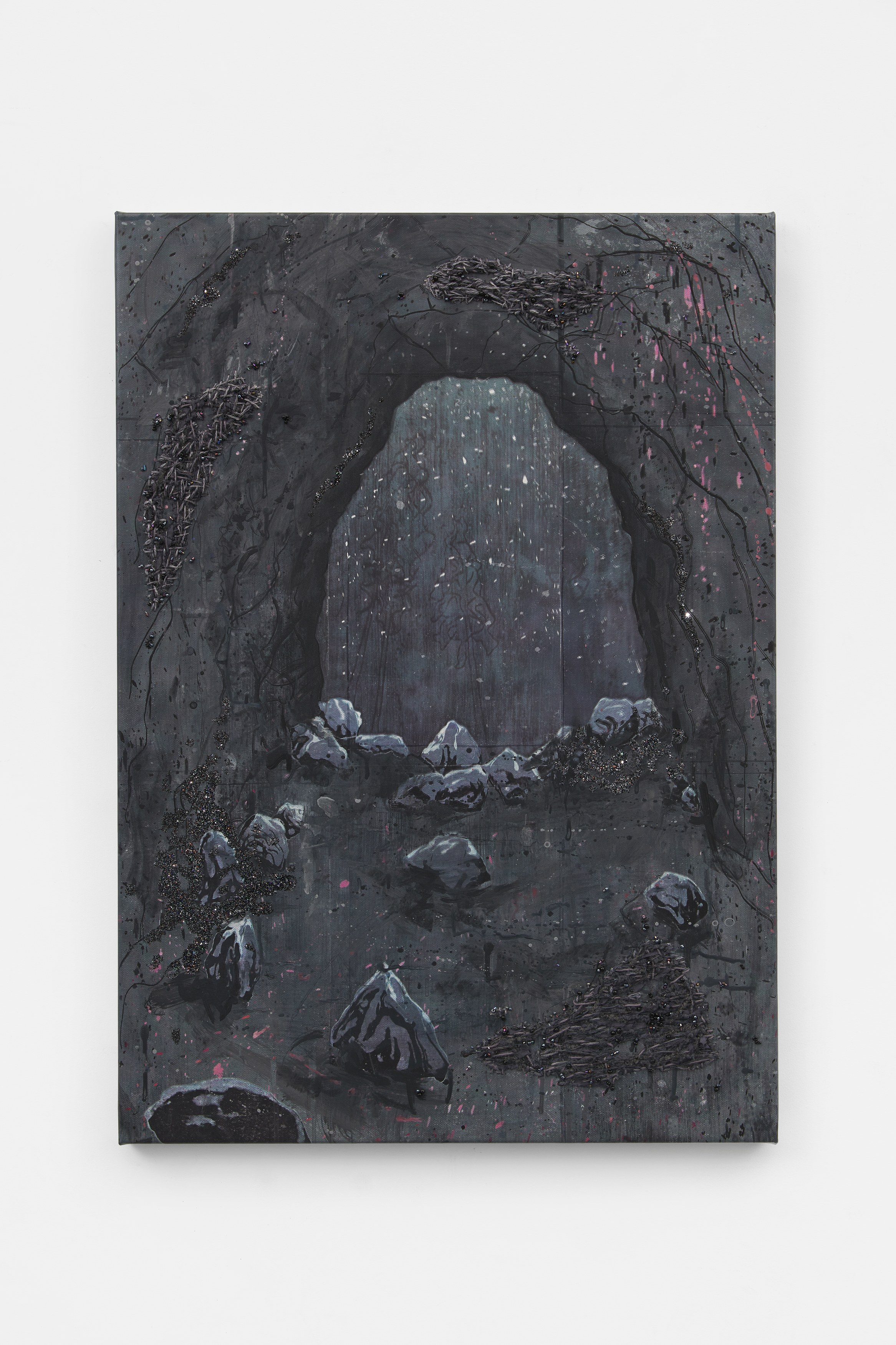 Michael Raedecker, Now at Grimm, photo 20