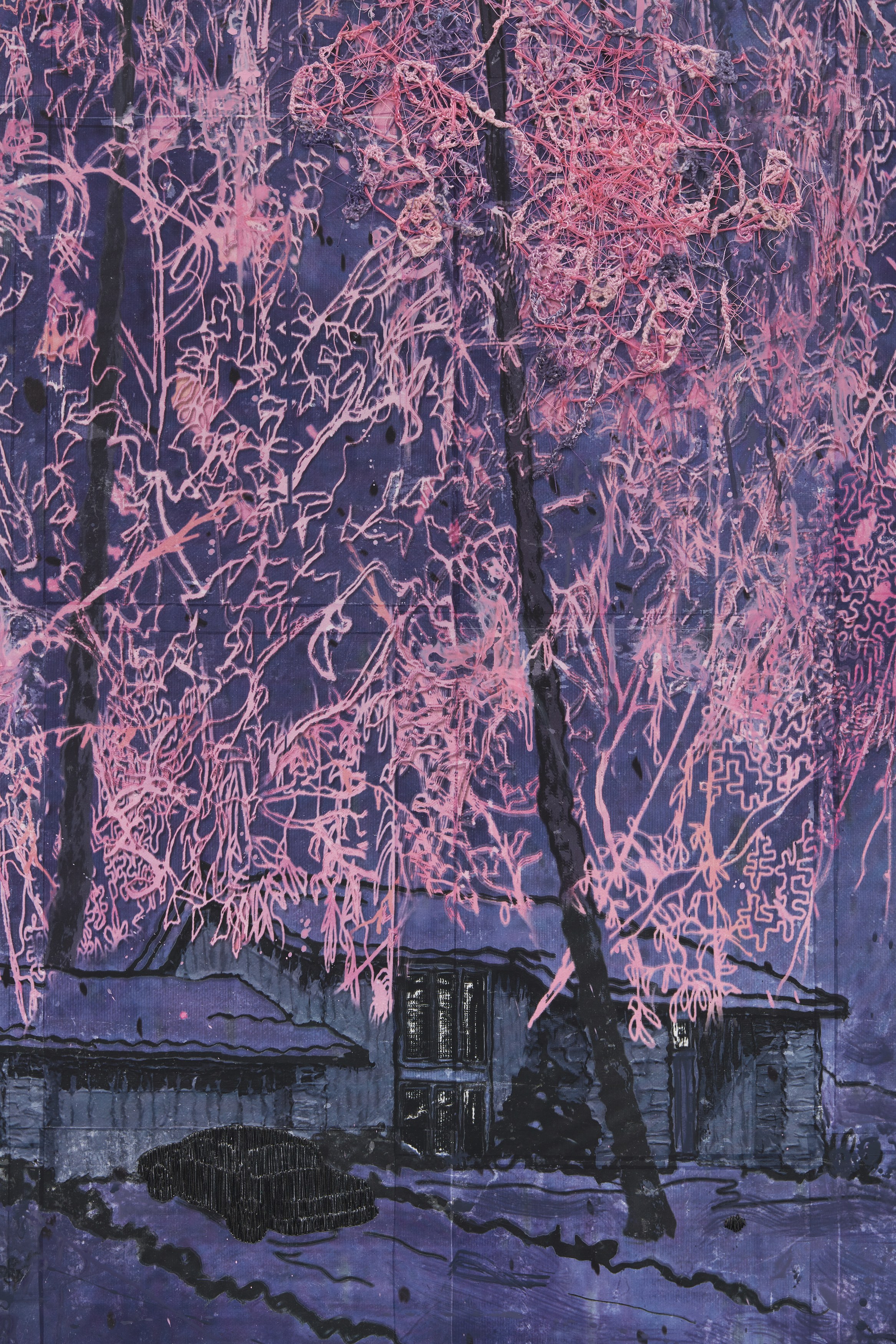 Michael Raedecker, Now at Grimm, photo 23