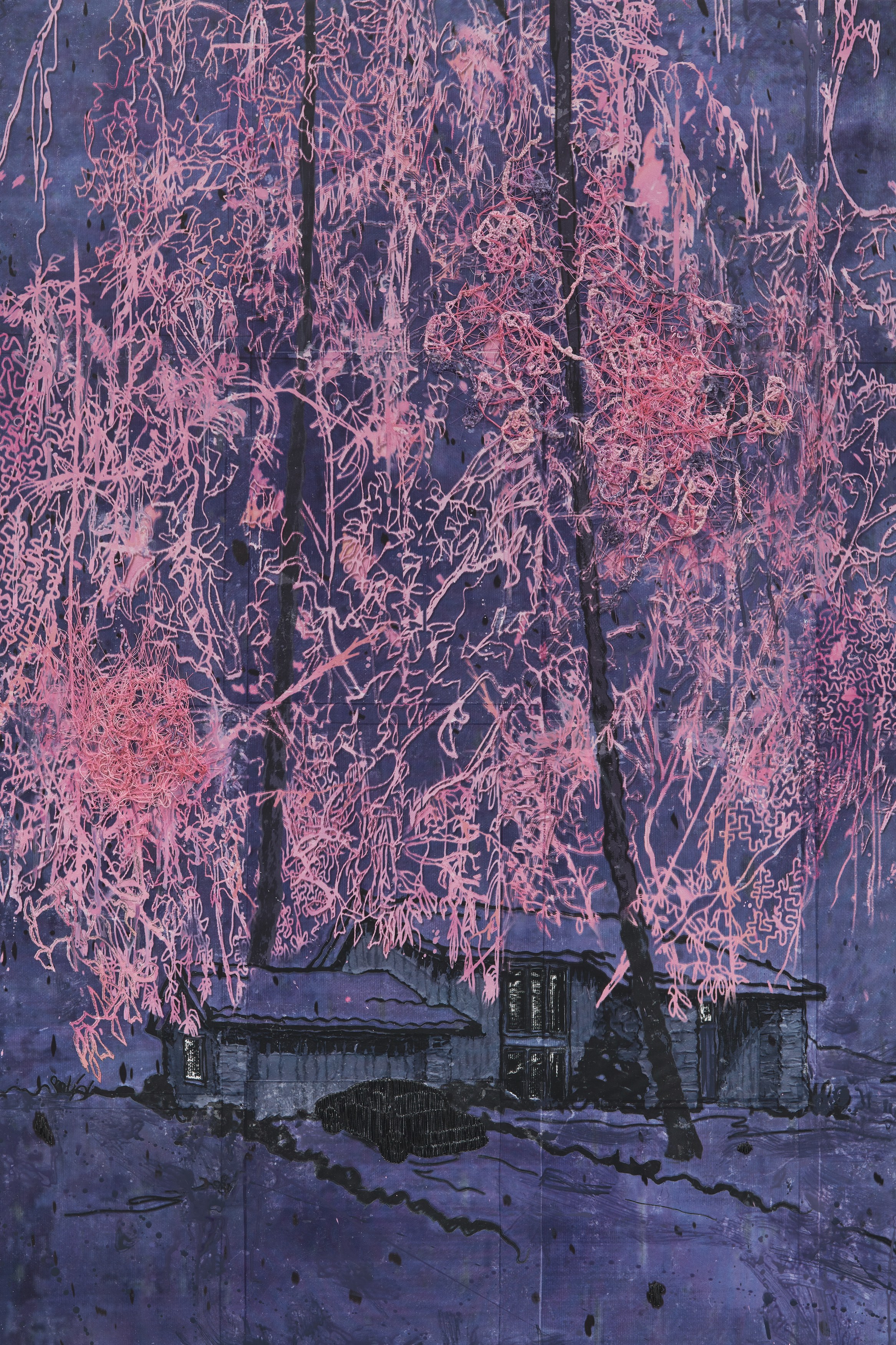 Michael Raedecker, Now at Grimm, photo 22