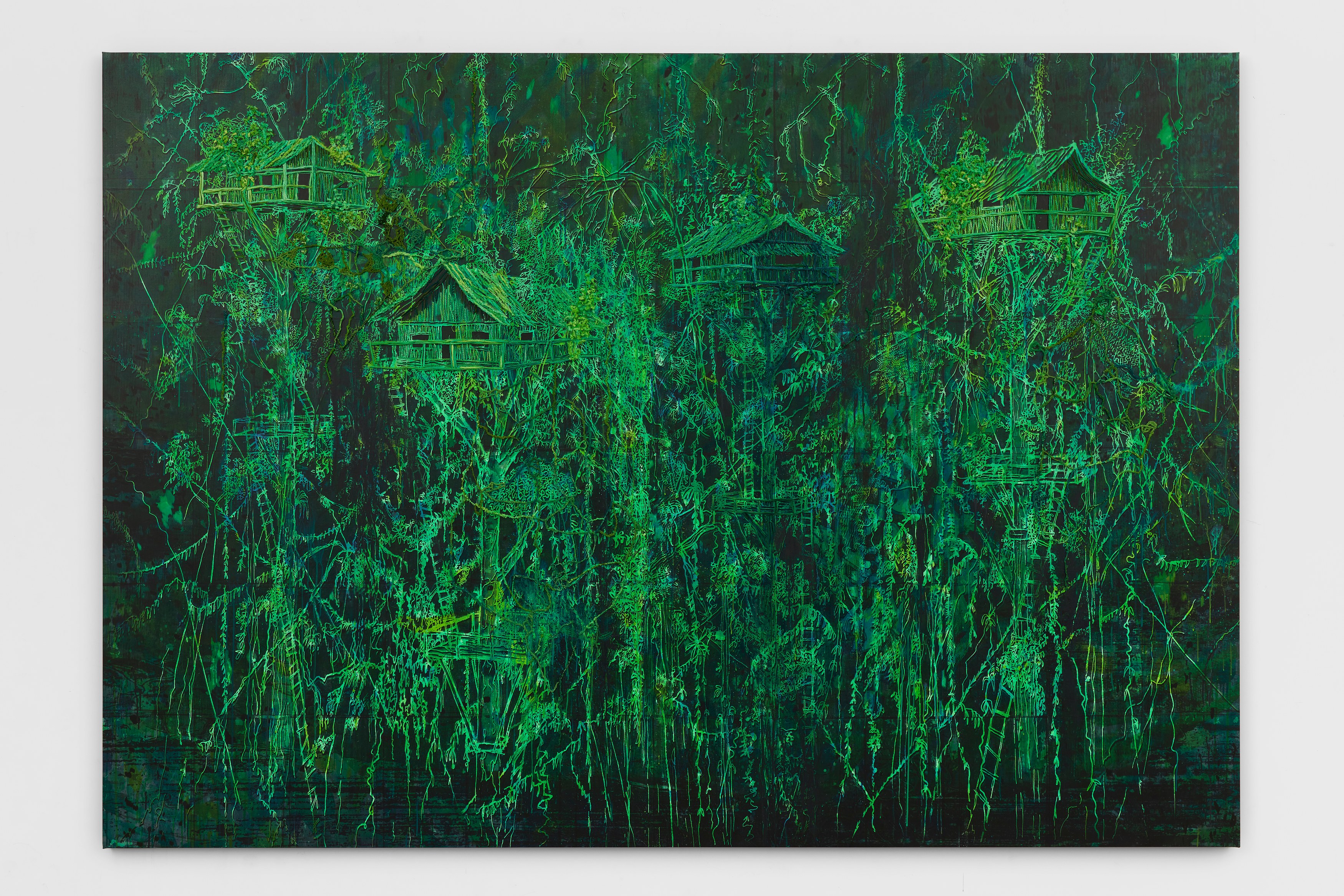 Michael Raedecker, Now at Grimm, photo 33