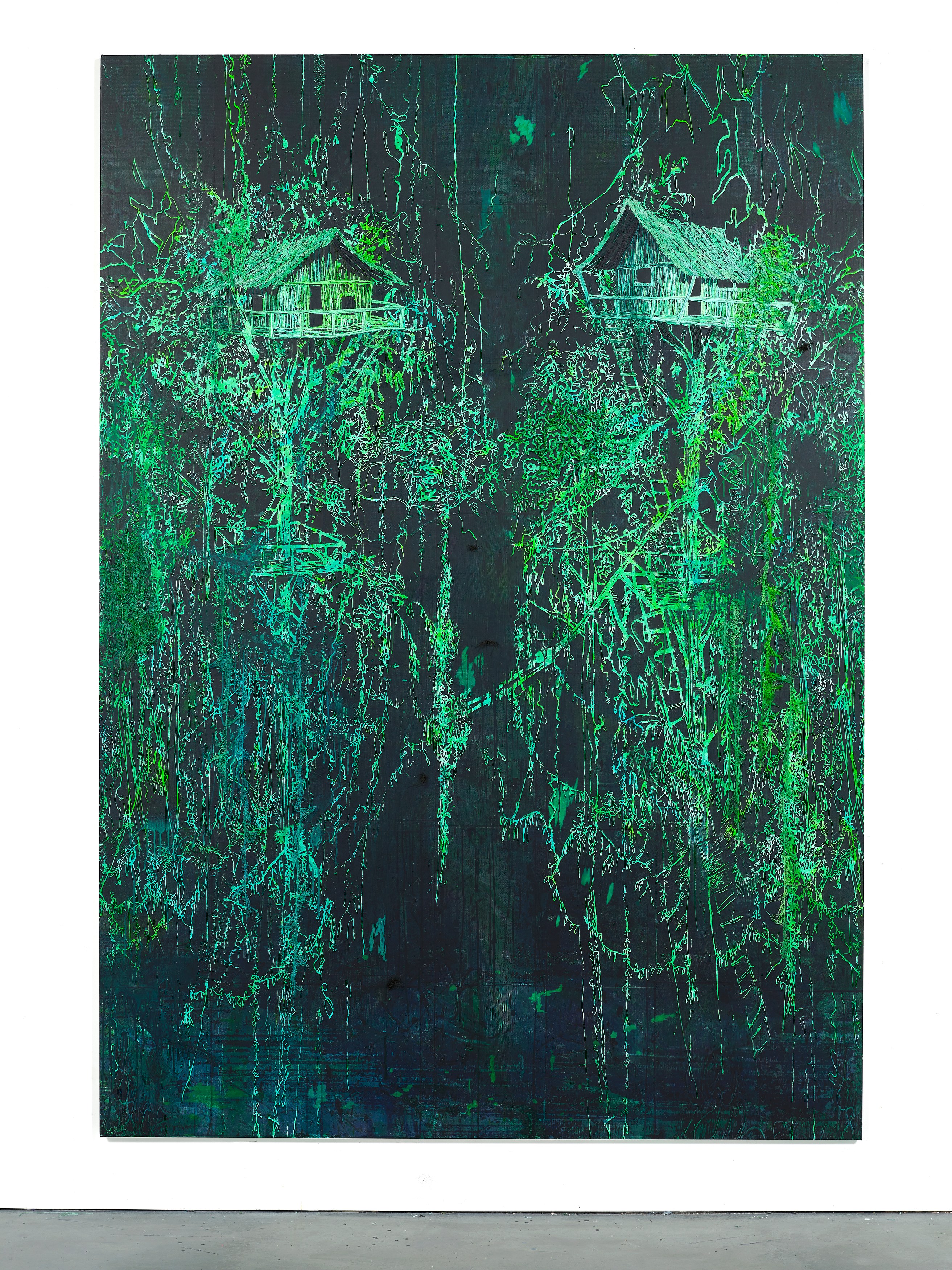 Michael Raedecker, Now at Grimm, photo 37