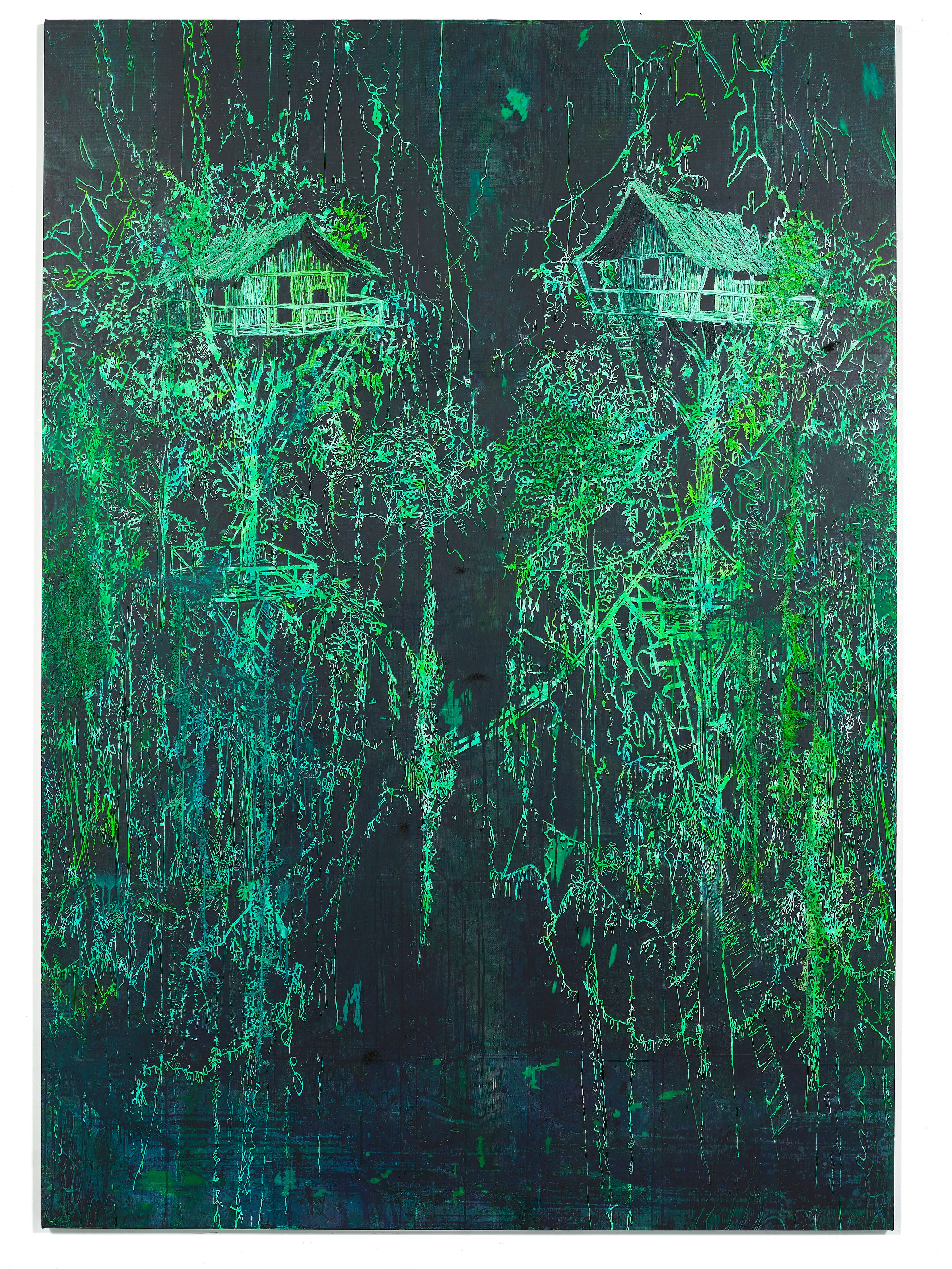 Michael Raedecker, Now at Grimm, photo 38